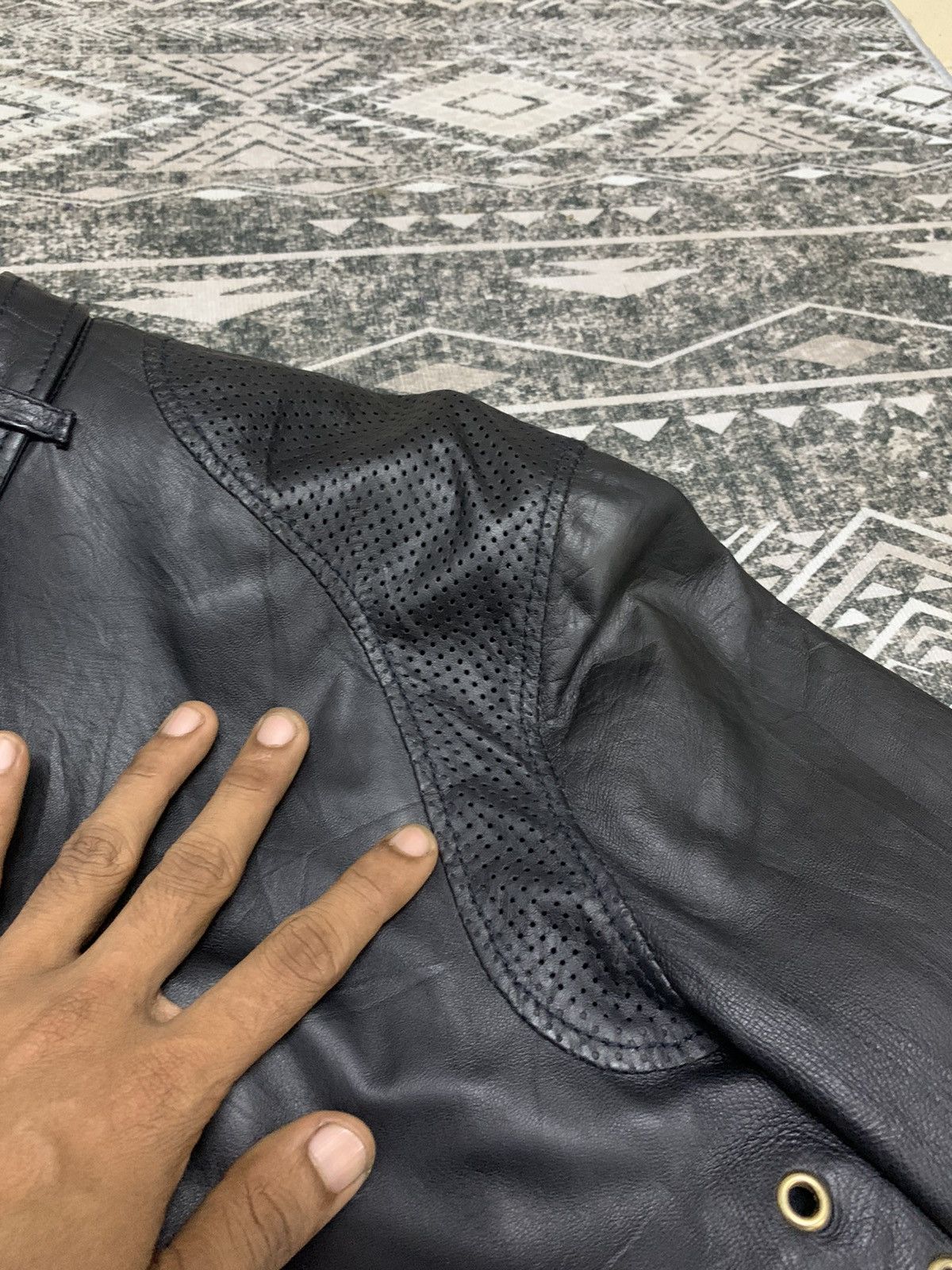 Dsquared2 AW 2013 DSQUARED2 BIKER LEATHER JACKET RARE DESIGN Size US M / EU 48-50 / 2 - 9 Thumbnail