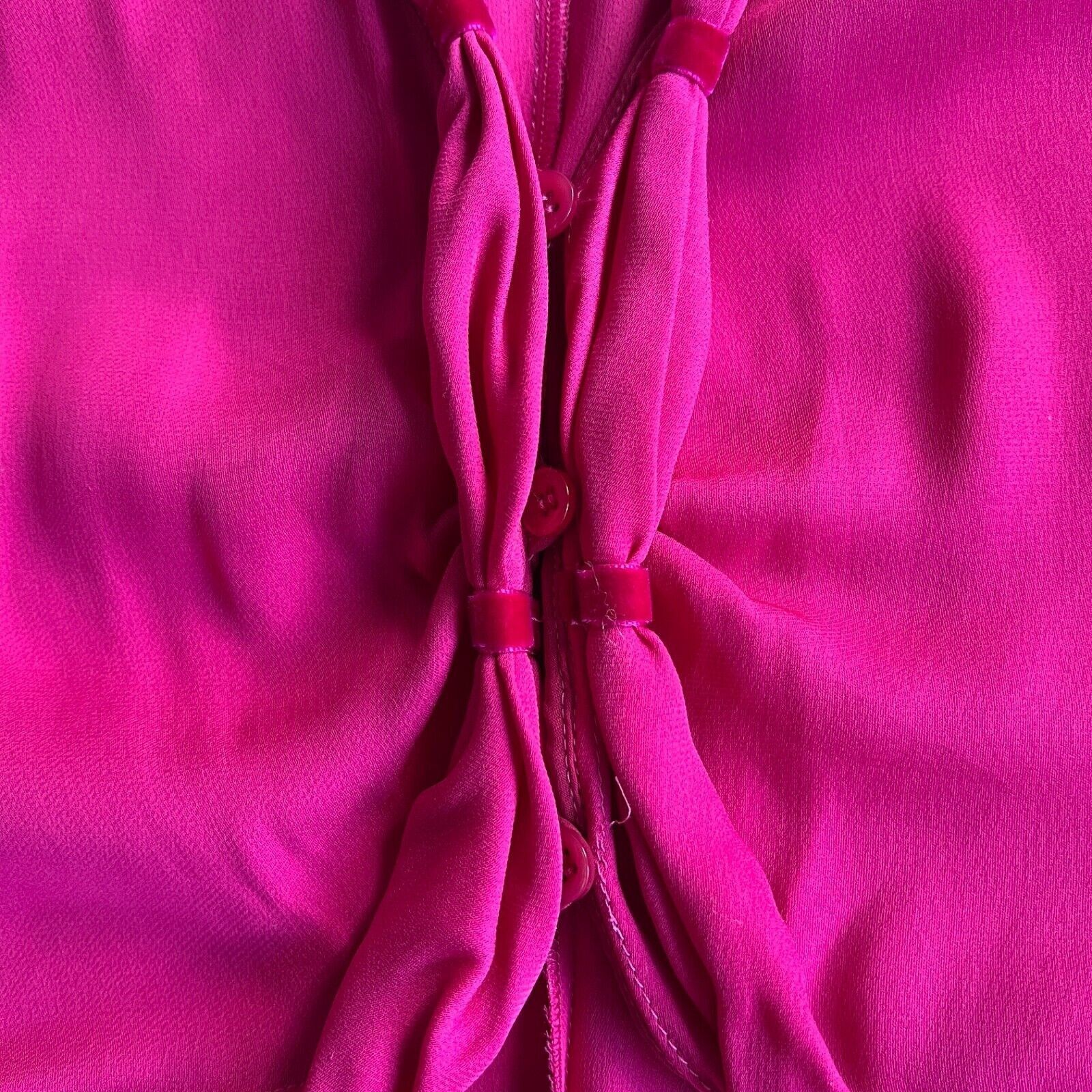 Emporio Armani Emporio Armani Nylon Silk Pink Top Shirt 8680AC Size M / US 6-8 / IT 42-44 - 2 Thumbnail