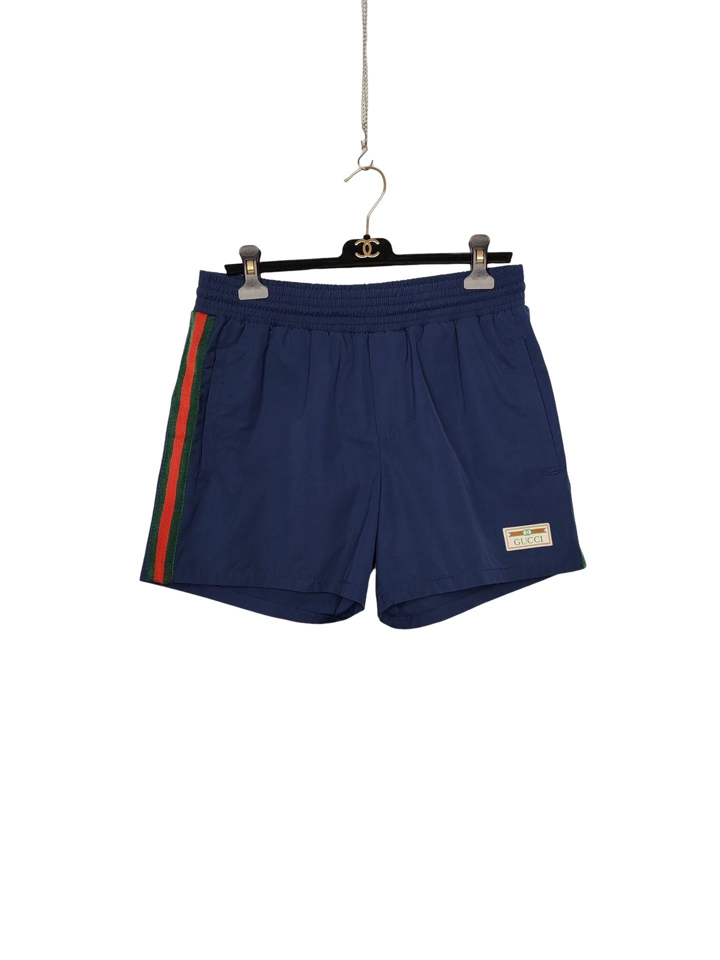 Gucci Gucci Logo Patch Side Stripe Shorts Size 34 Size US 34 / EU 50 - 1 Thumbnail