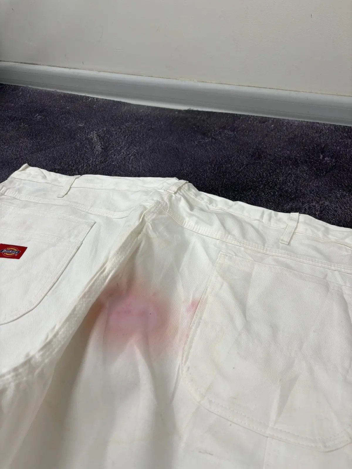 Dickies × Vintage Vintage Dickies Y2K White USA Hype Work Baggy Pants Size US 44 / EU 60 - 6 Thumbnail