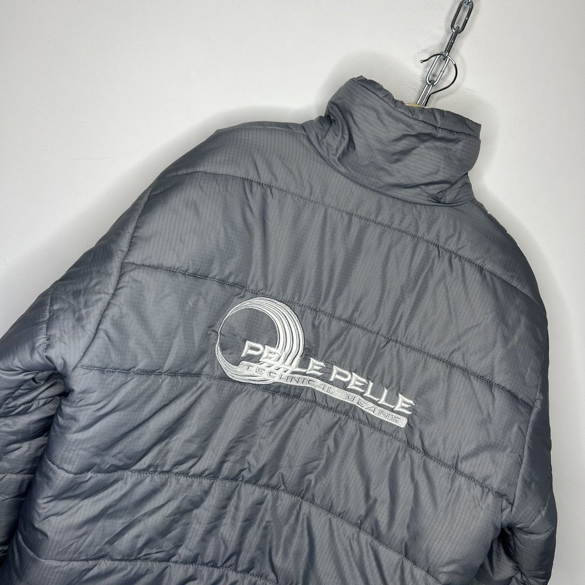 Pelle Pelle × Vintage Vintage 90s Pelle Pellle Puffer Reversible Jacket Grey Y2K Size US XL / EU 56 / 4 - 9 Thumbnail