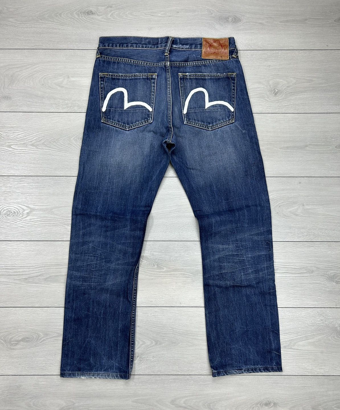 Japanese Brand × Vintage Evisu Vintage denim jeans size 33 Size US 33 - 2 Thumbnail