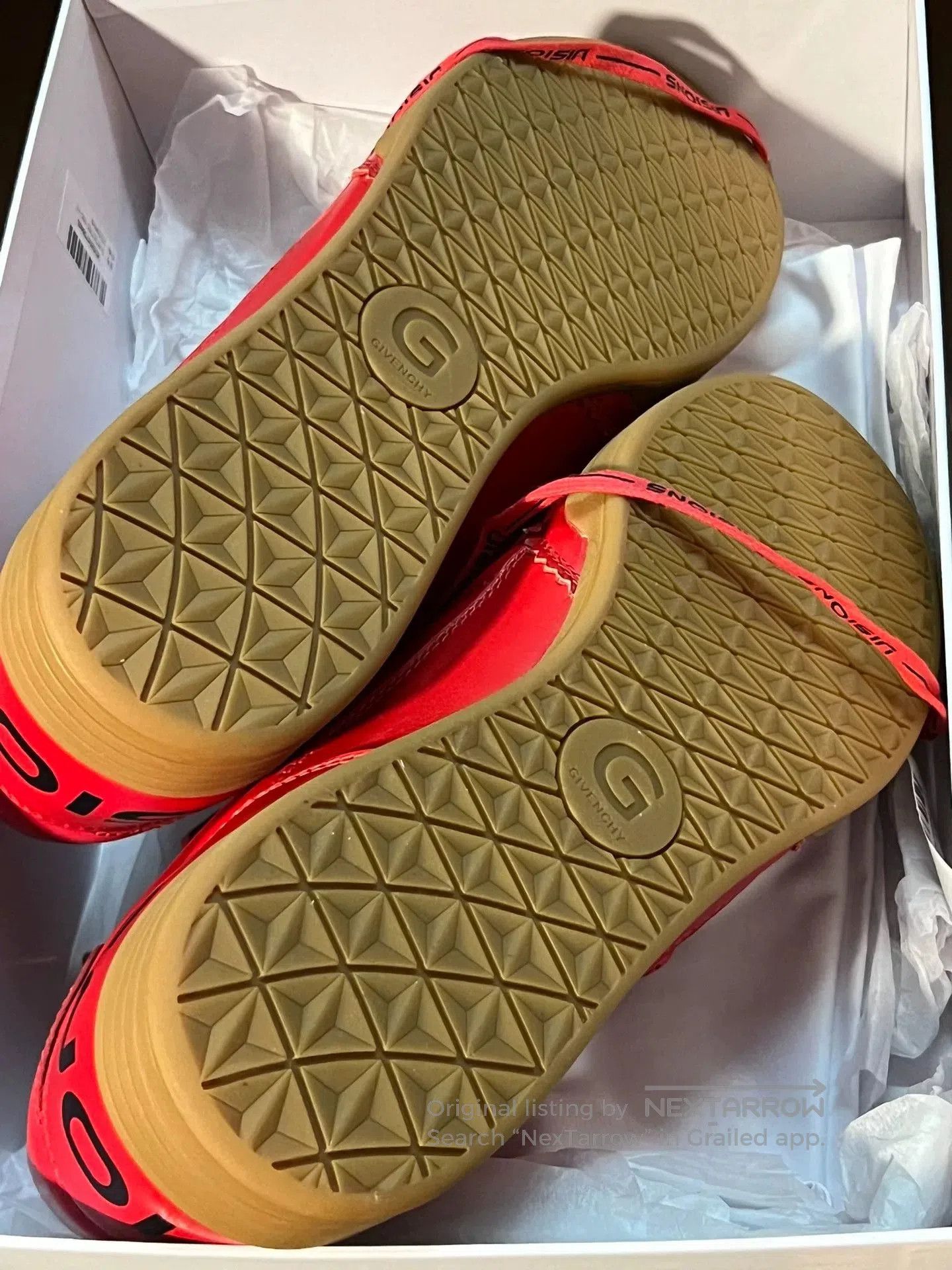 Givenchy Givenchy Red Leather Soccer Shoes. Size US 8 / EU 41 - 8 Thumbnail