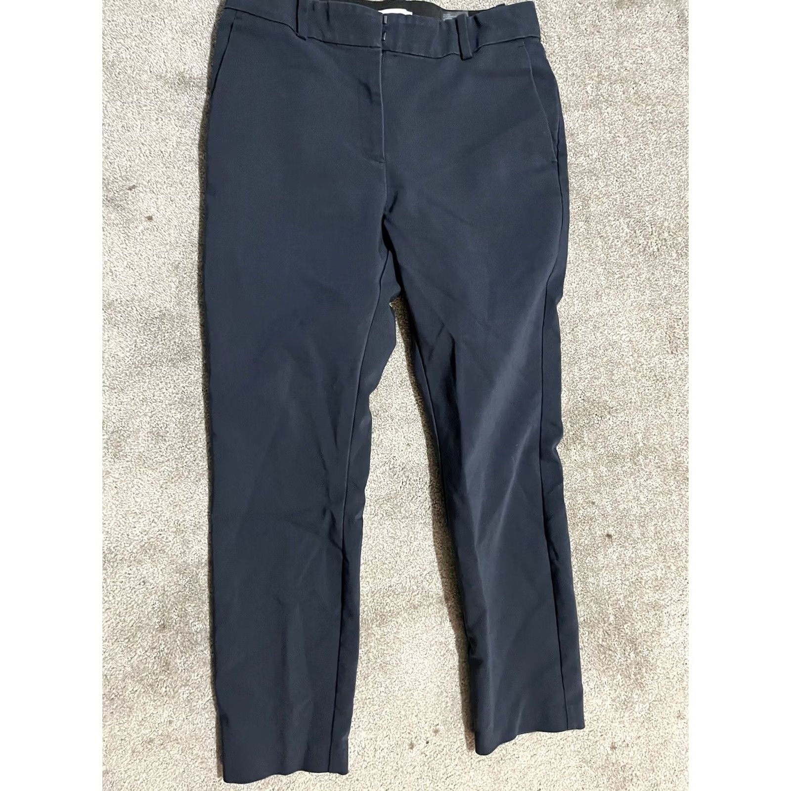 H&M H&M Womens Size 10 Navy Blue Pocket Design Chino Style Skinny Leg Pants Shirt Category: Pants Size 32" / US 10 / IT 46 - 2 Thumbnail