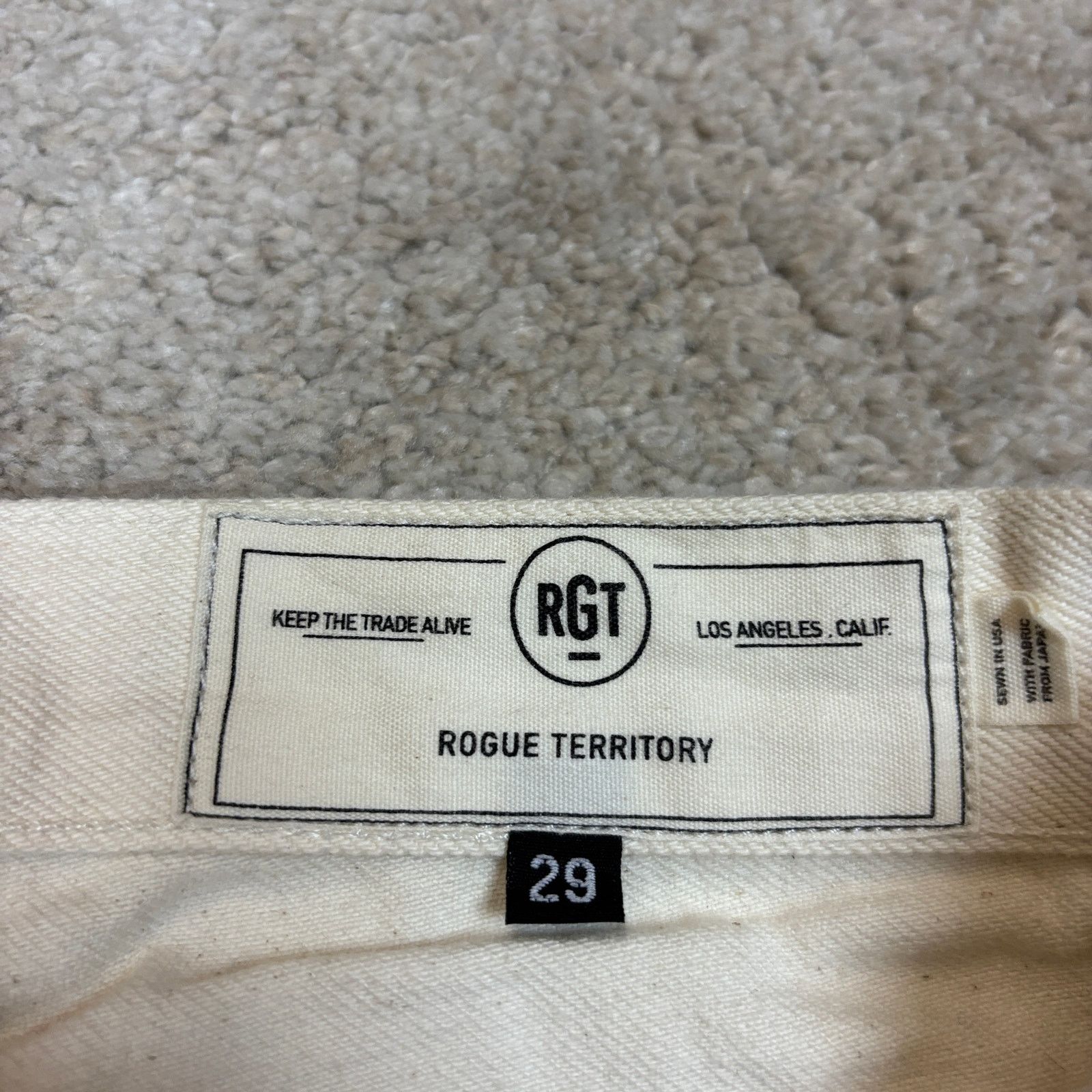 Rogue Territory Rogue Territory RGT Slim Straight Selvedge Jeans 29x28.5 Size US 29 - 4 Thumbnail
