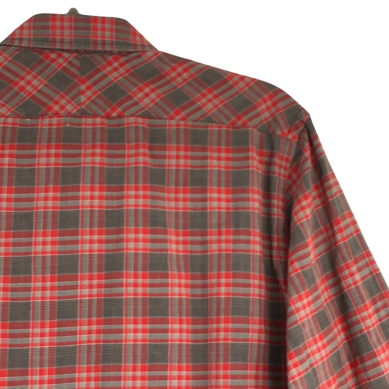 Billy Reid Billy Reid Shirt S Red Gray Plaid Long Sleeve Button Up Size US S / EU 44-46 / 1 - 14 Thumbnail