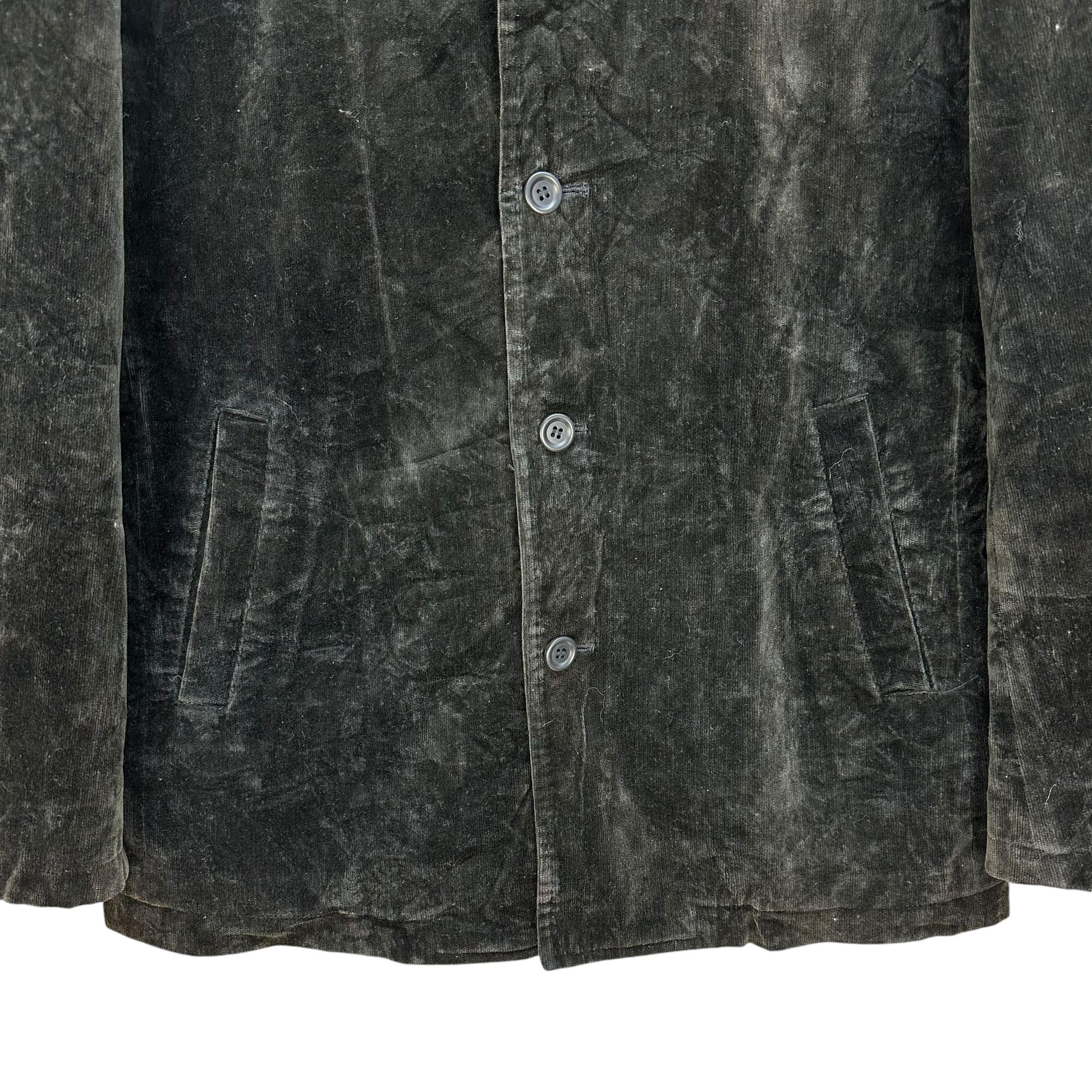 Tornado Mart TORNADO MART Black Velvet Jacket Avant Garde #A56-1292 Size US L / EU 52-54 / 3 - 3 Thumbnail