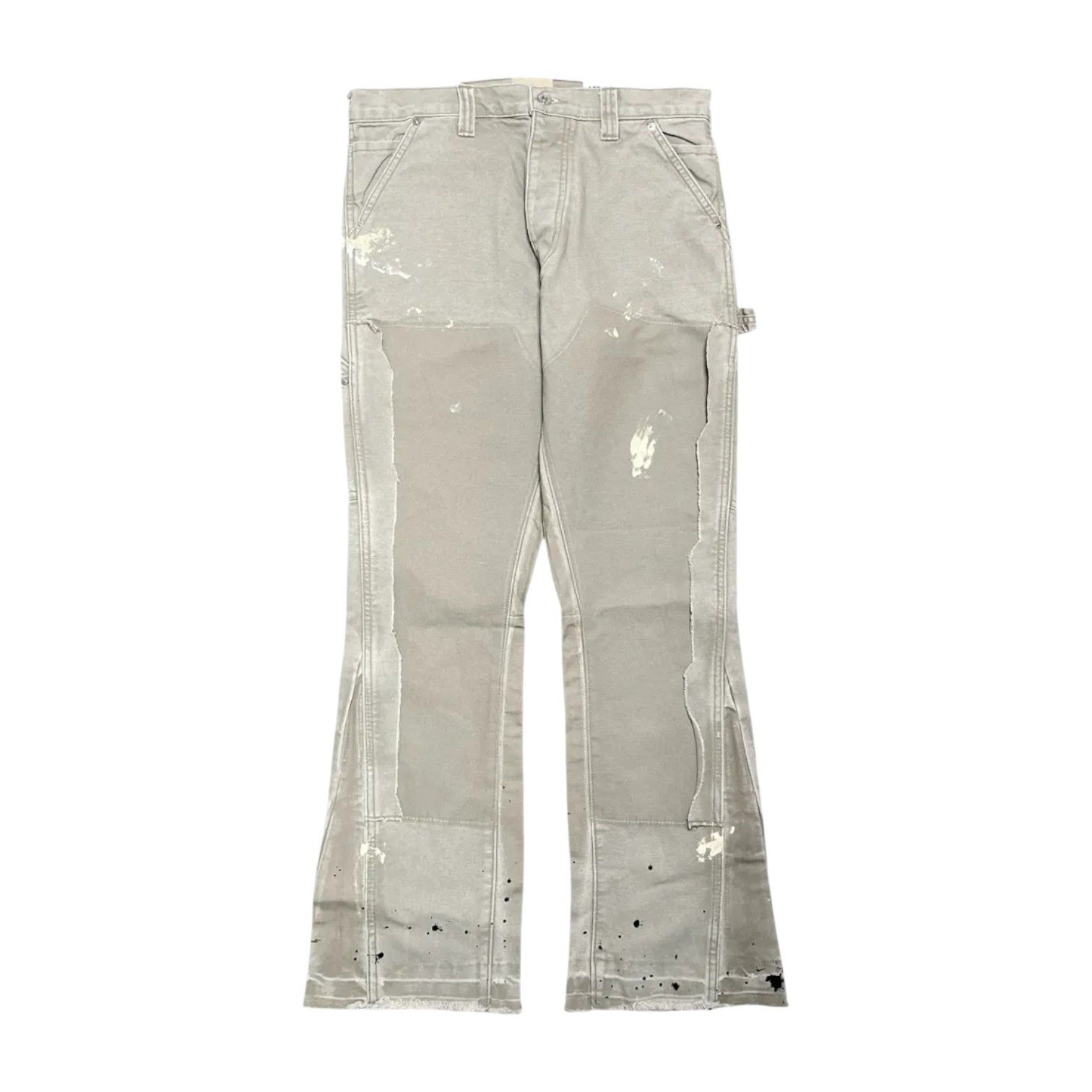 Gallery Dept. Gallery Dept. 'Carpenter Paint Splatter' Cement Jeans Size US 33 - 1 Preview