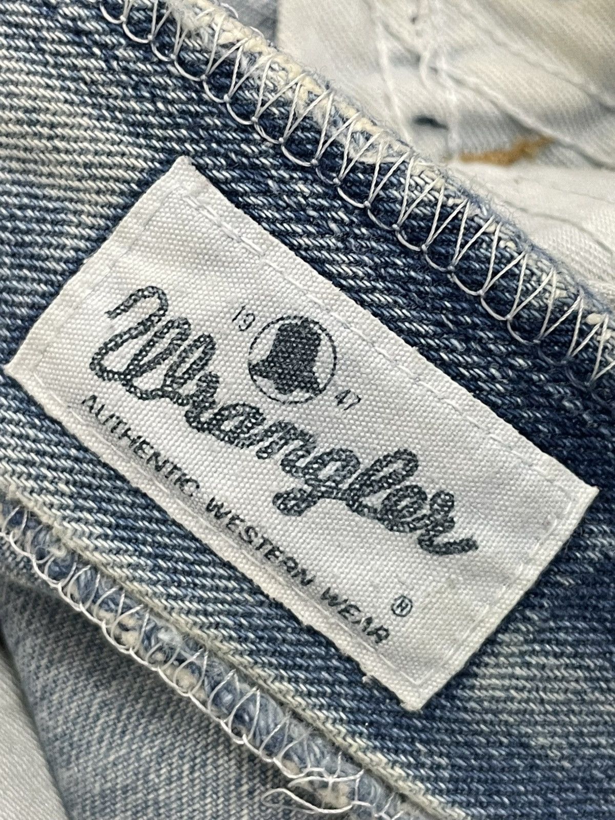 Wrangler Defect Rare Vintage Wrangler Scovill Button Japan Size US 34 / EU 50 - 21 Thumbnail