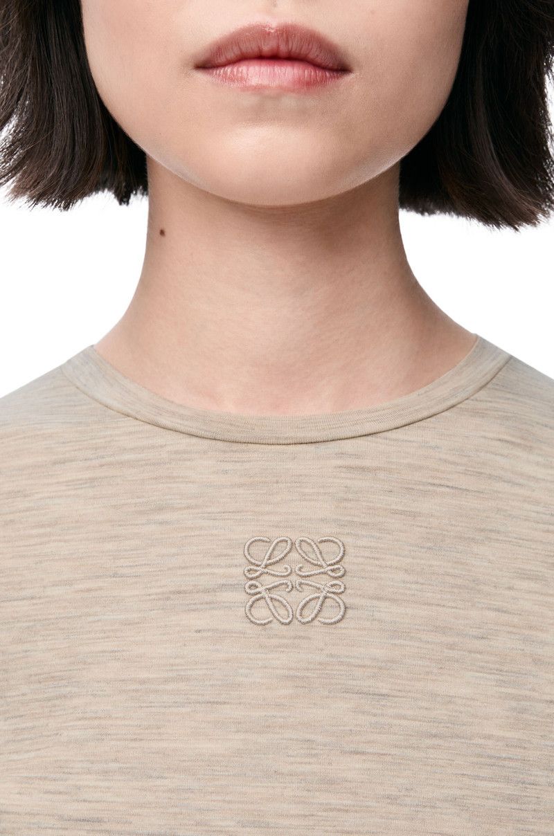 Loewe o1in1g0426 Long Sleeve Top in Stretch Wool in Multicolor Size XL / US 12-14 / IT 48-50 - 5 Thumbnail