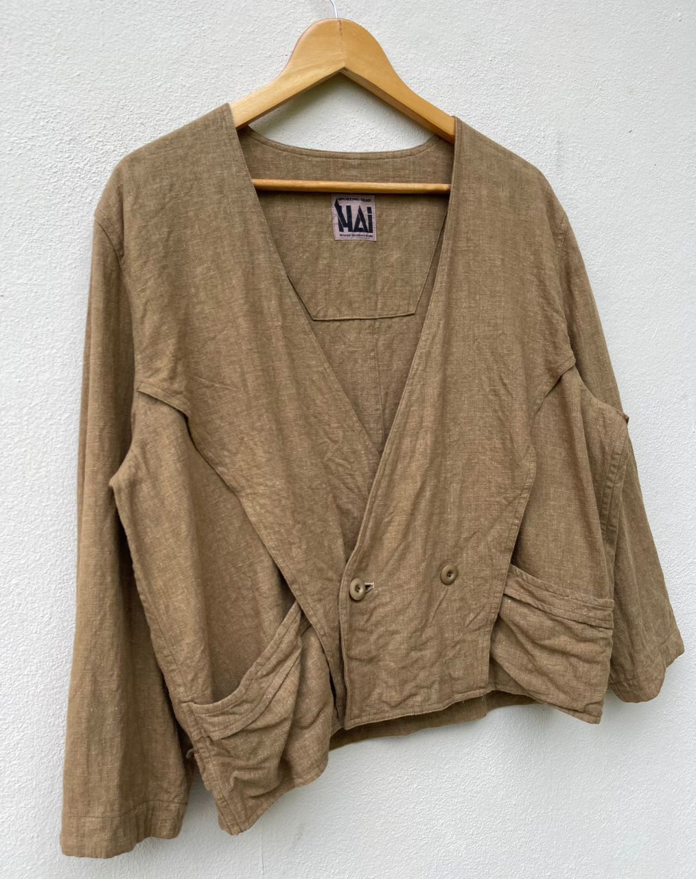 Hai Sporting Gear × Issey Miyake × Japanese Brand Hai Sporting Gear Issey Miyake Double Breast Jacket Size US M / EU 48-50 / 2 - 3 Thumbnail