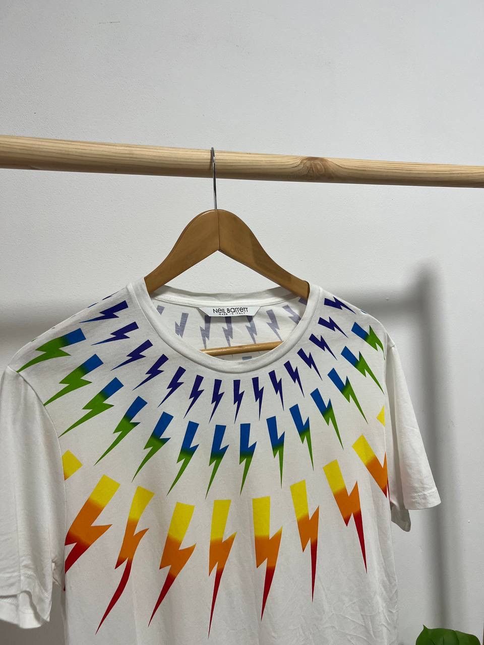 Neil Barrett Neil Barrett Lightning Bolt T-Shirt Size US S / EU 44-46 / 1 - 5 Thumbnail