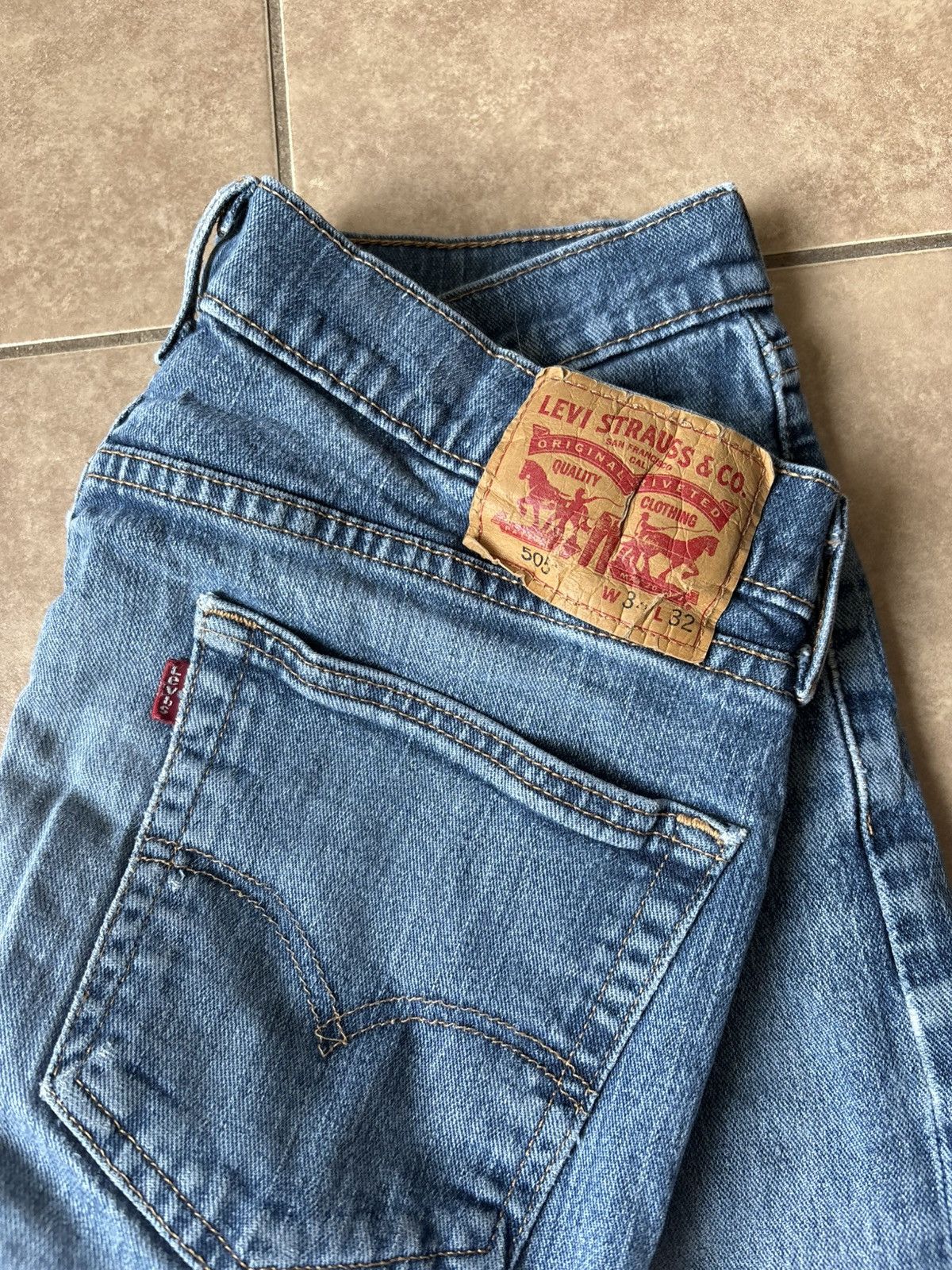 Levi's Vintage Clothing 505’s Levi Men Levi Jeans Size US 32 / EU 48 - 3 Thumbnail