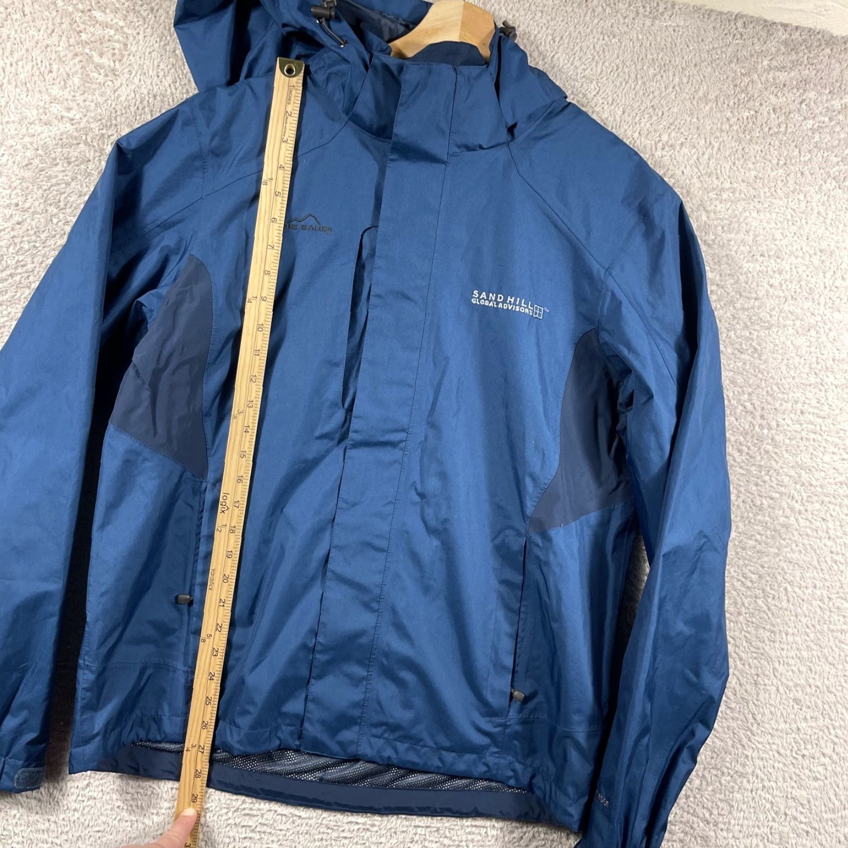 Eddie Bauer Eddie Bauer Jacket Mens Medium Blue Weatheredge EB550 Rain Shell Hood Hiking Size US M / EU 48-50 / 2 - 7 Thumbnail