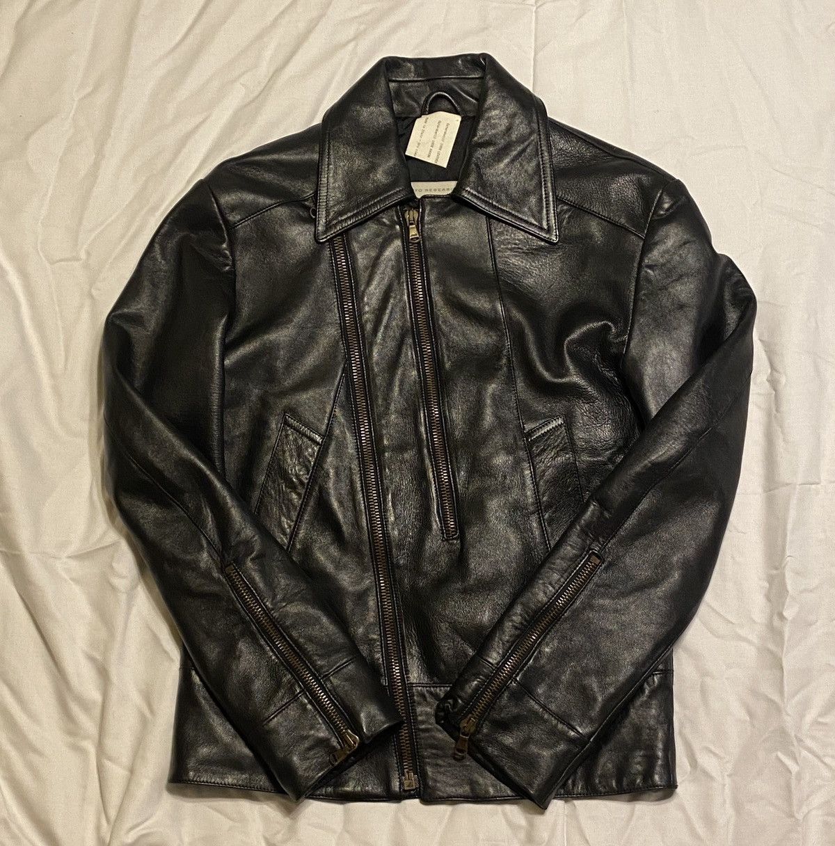 A.F. Vandevorst RUFFO RESEARCH Fall 2000 Leather Jacket | Grailed