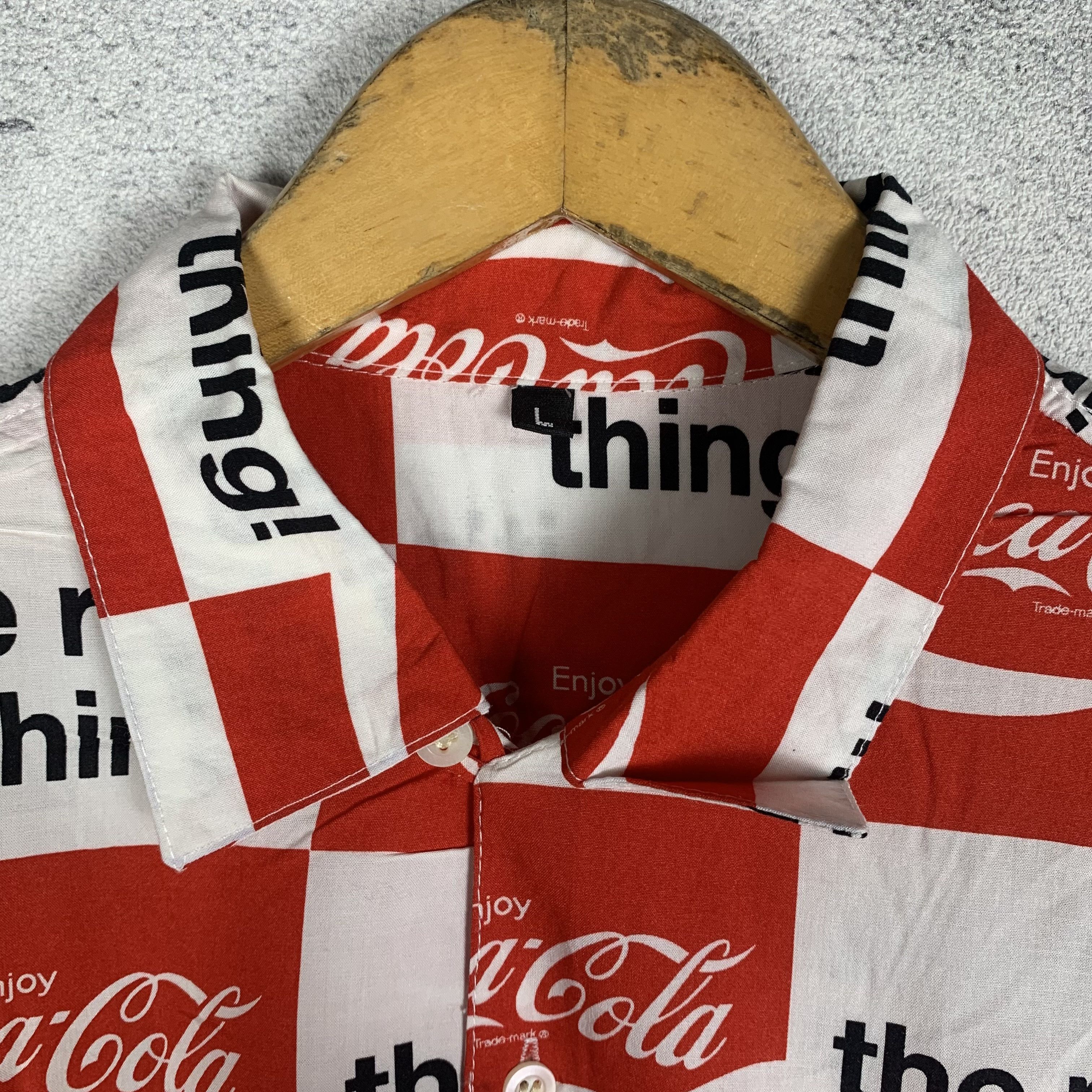 Coca Cola Coca Cola Checkered Shirt Size US L / EU 52-54 / 3 - 4 Thumbnail