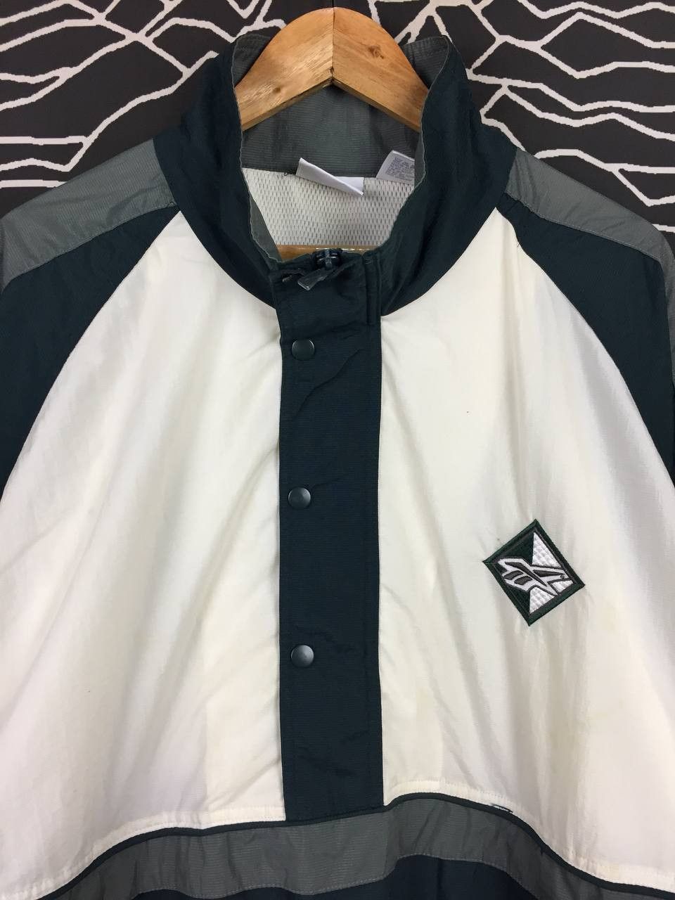 Reebok Vtg 90s Reebok Retro Colorblock Pullover Windbreaker Jacket Size US L / EU 52-54 / 3 - 3 Thumbnail