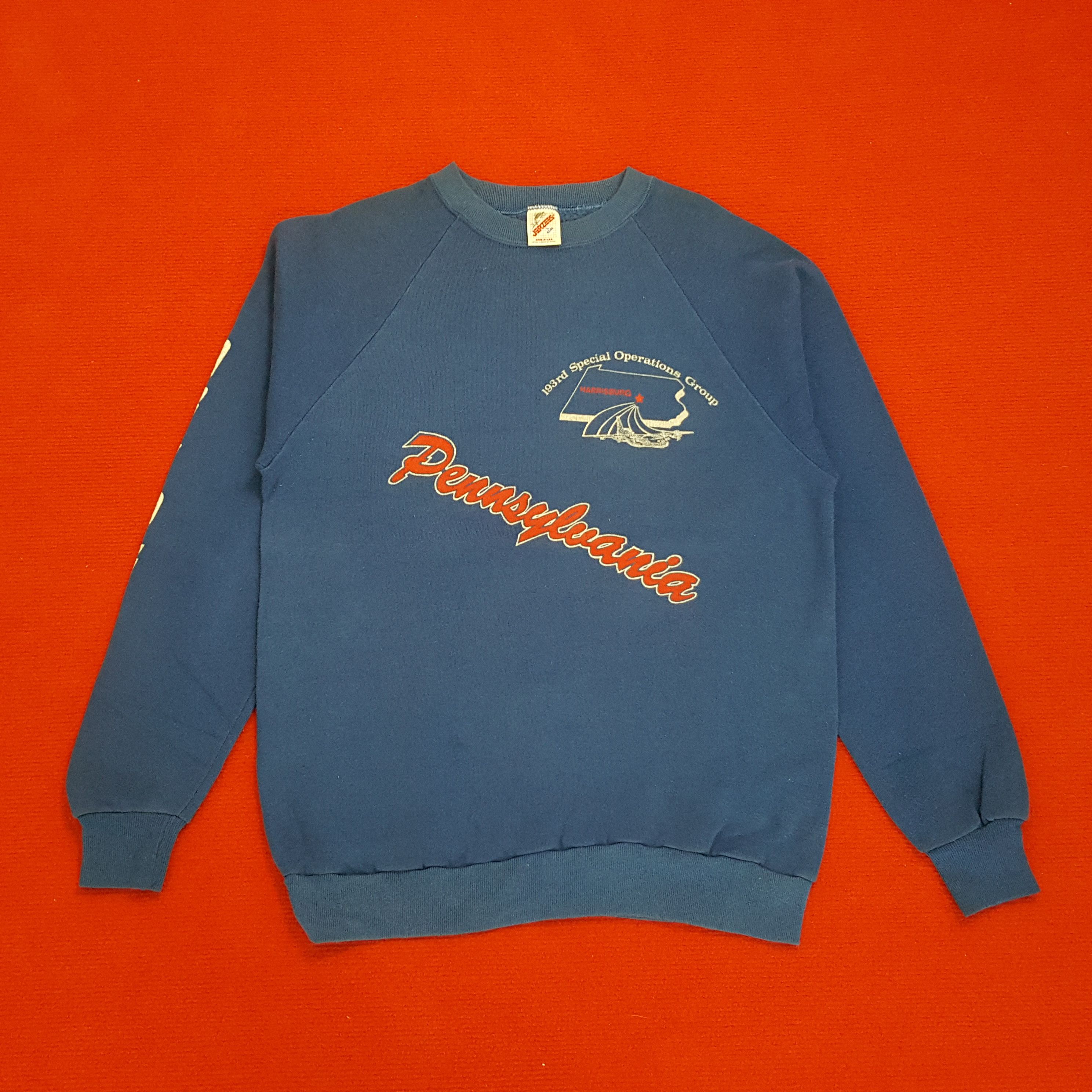 Jerzees × Vintage Harrisburg Vintage Jerzees Sweatshirt Size US S / EU 44-46 / 1 - 1 Thumbnail