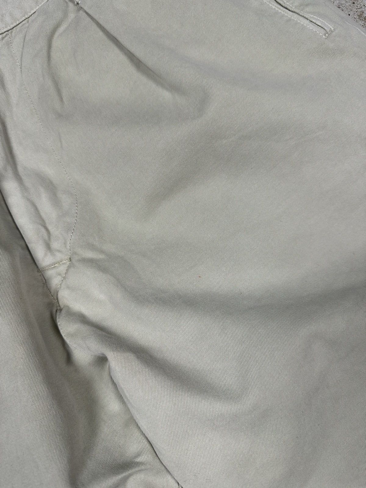 Boneville Vintage 90s Boneville Massimo Osti Wide Pleated Baggy Chino Size US 31 - 7 Thumbnail