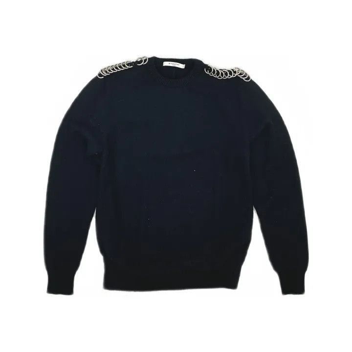 Givenchy Givenchy Givenchy Casual Solid Knit Sweater -2507 Size US M / EU 48-50 / 2 - 2 Thumbnail