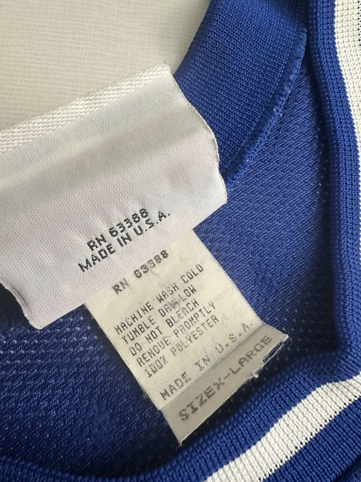 Logo Athletic × Vintage Vintage 90s Duke Blue Devils Logo Athletic Basketball Jersey Size US XL / EU 56 / 4 - 4 Thumbnail