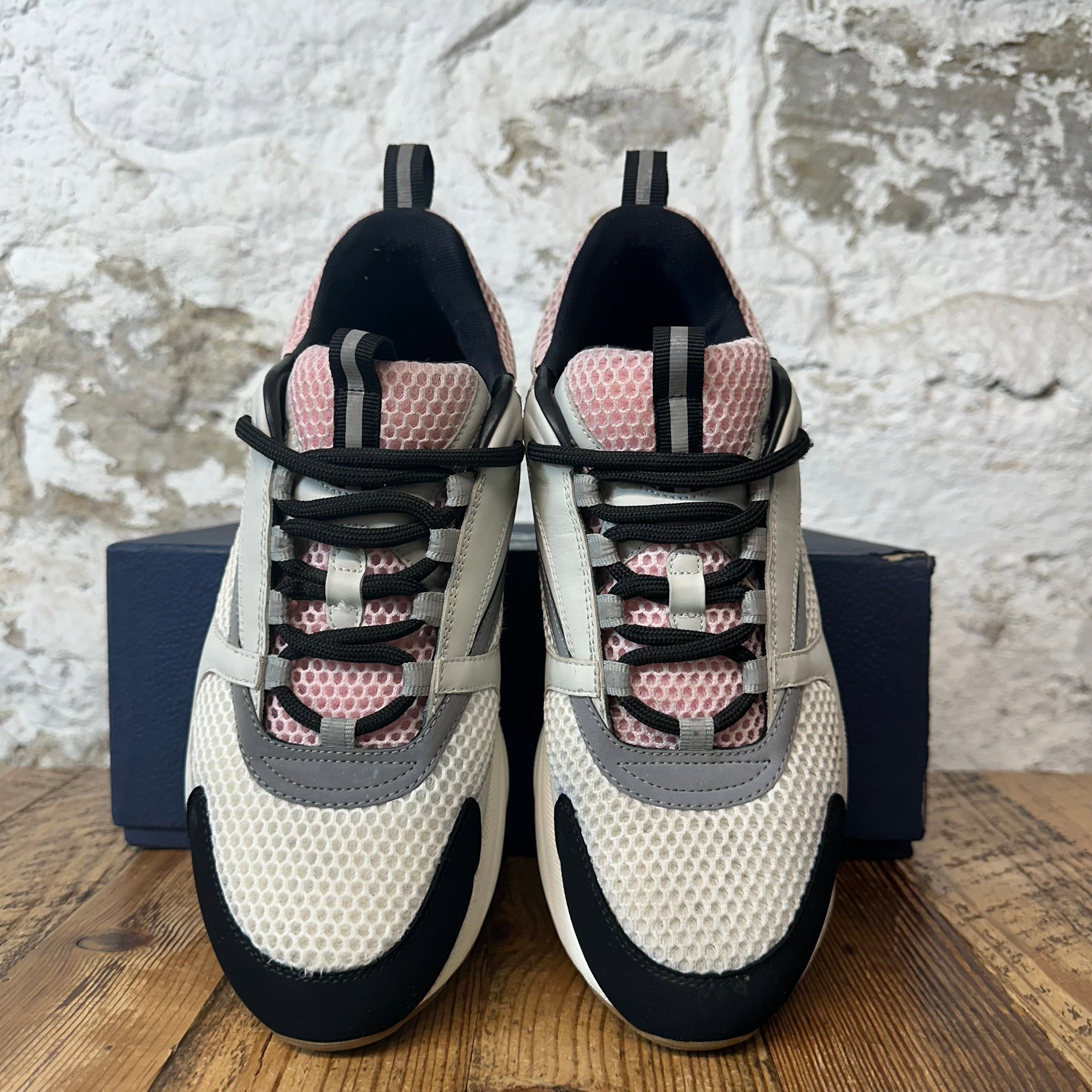 Dior DIor B22 Pink Grey White Sneaker Sz 9 (42) Size US 9 / EU 42 - 3 Thumbnail