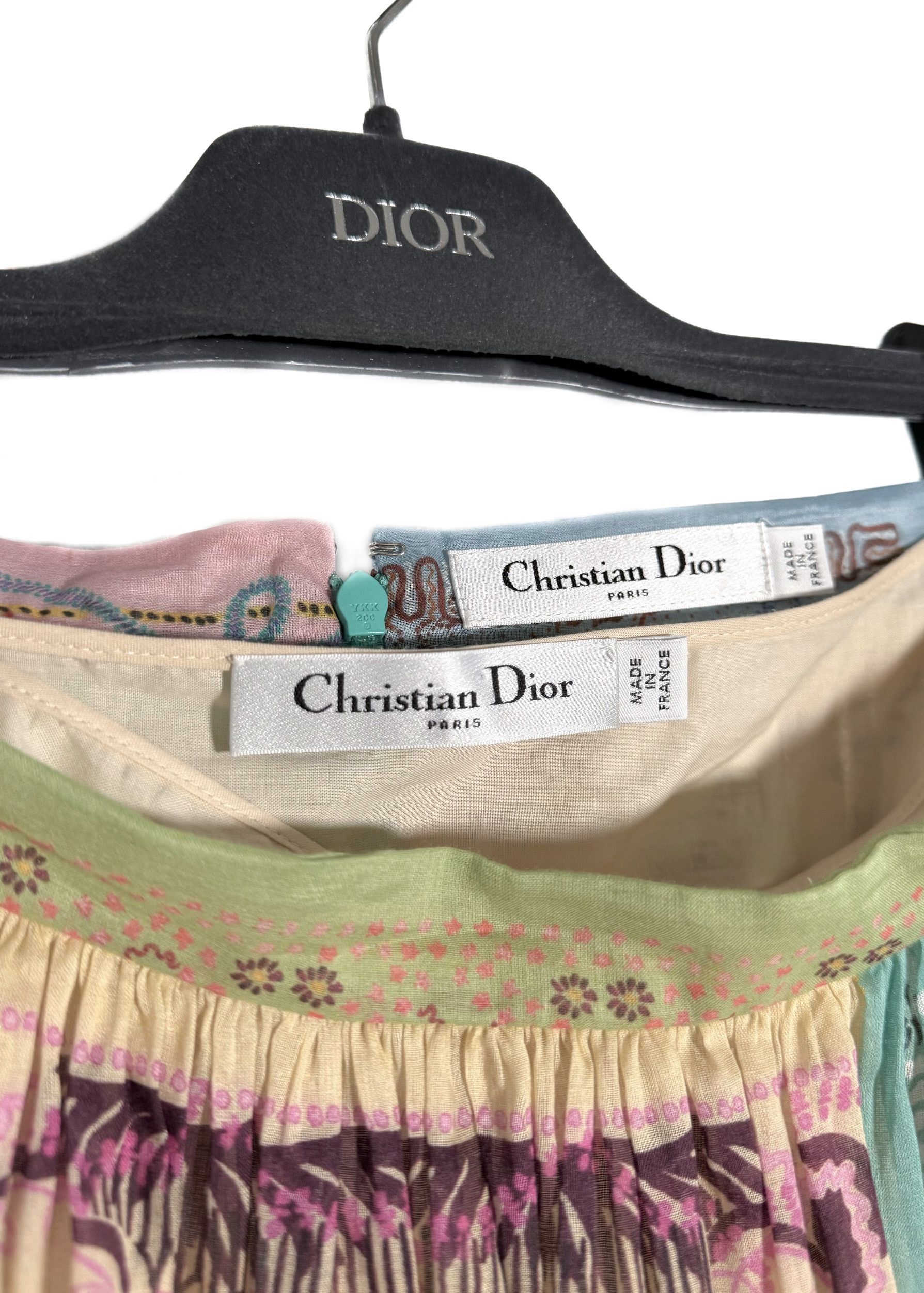 Dior Christian Dior Bohemian Patchwork Multicolour Paisley Skirt Size 28" / US 6 / IT 42 - 5 Thumbnail