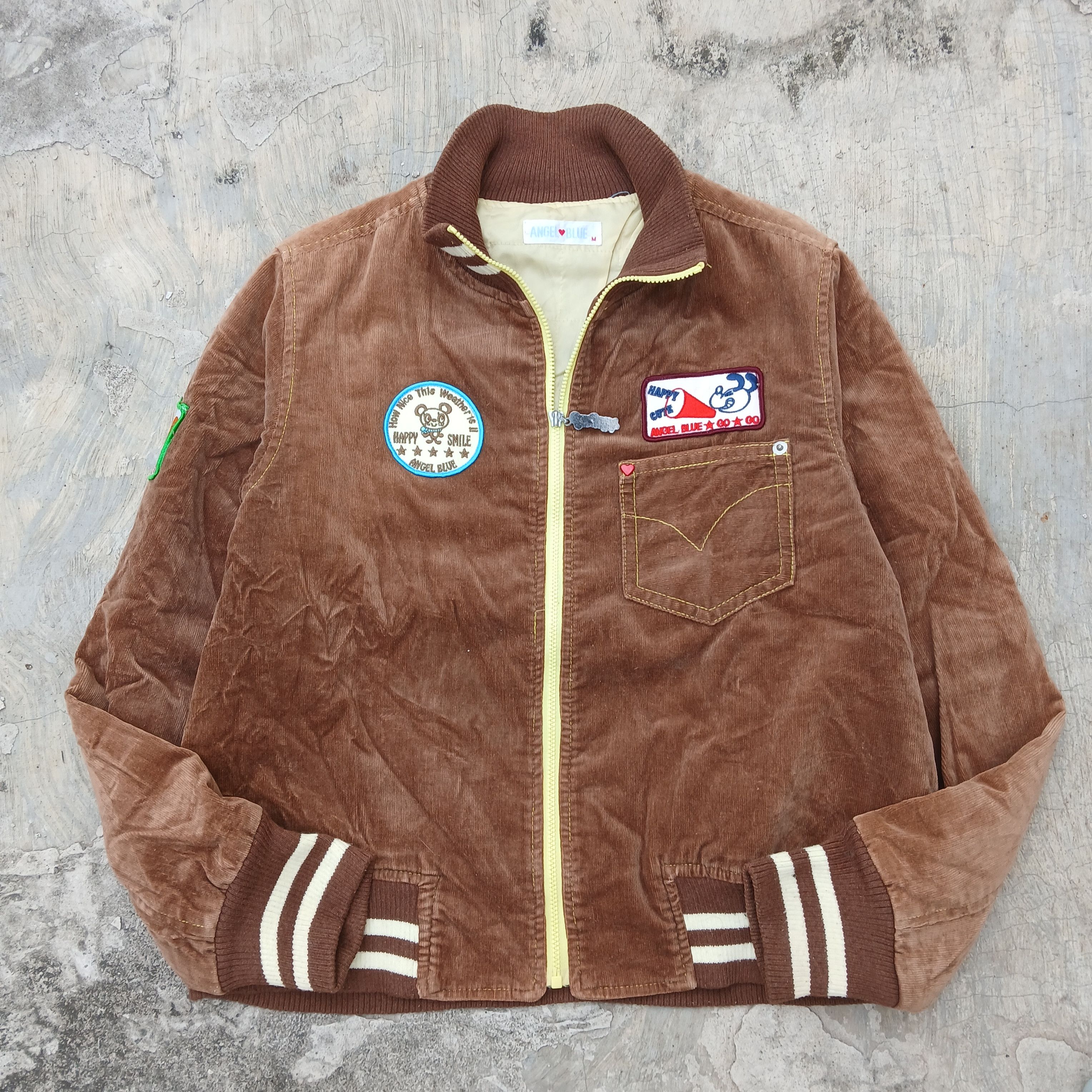 Angel Blue Vintage 2000s Jacket corduroy angel blue japan Size M / US 6-8 / IT 42-44 - 1 Thumbnail