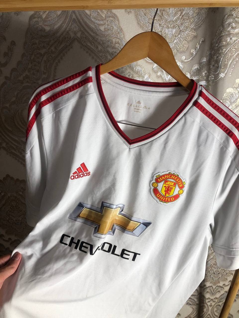 Adidas × Vintage ADIDAS FC MANCHESTER UNITED ENGLAND SOCCER JERSEY BLOKECORE Size US XXL / EU 58 / 5 - 4 Thumbnail