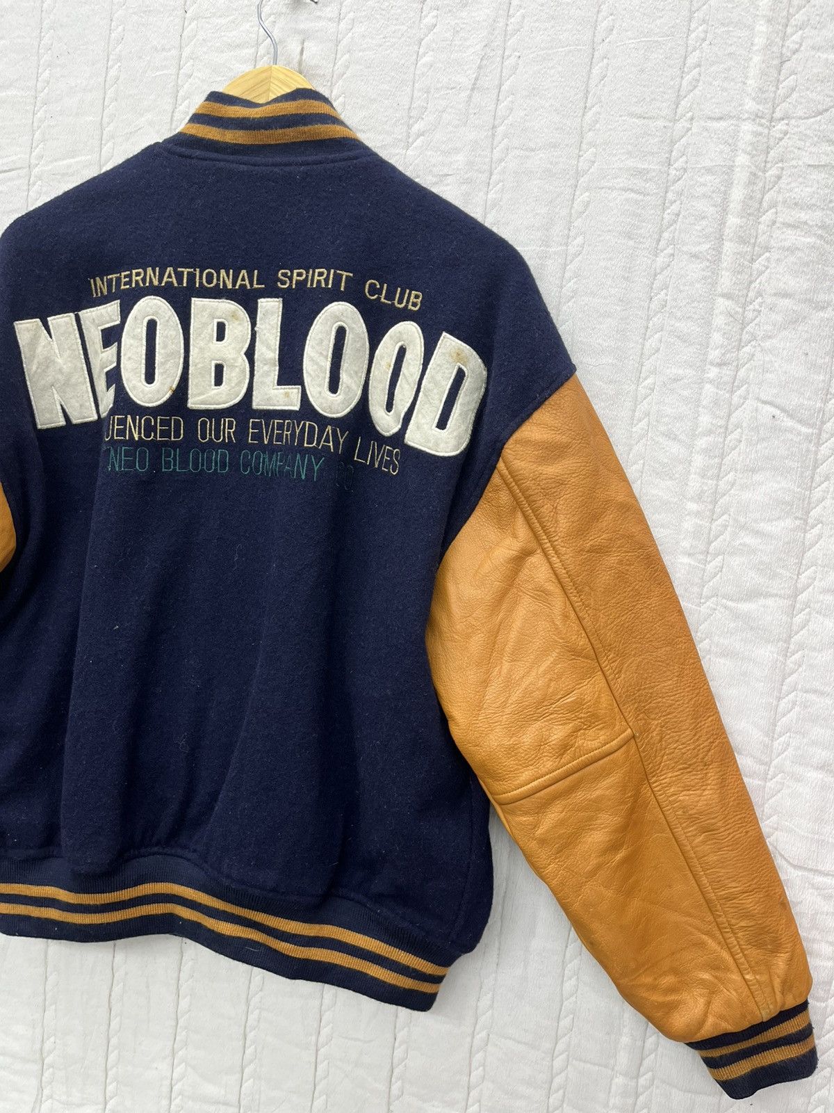 Japanese Brand ARCHIVE🔥NEO BLOOD VARSITY JACKET Size US M / EU 48-50 / 2 - 7 Thumbnail
