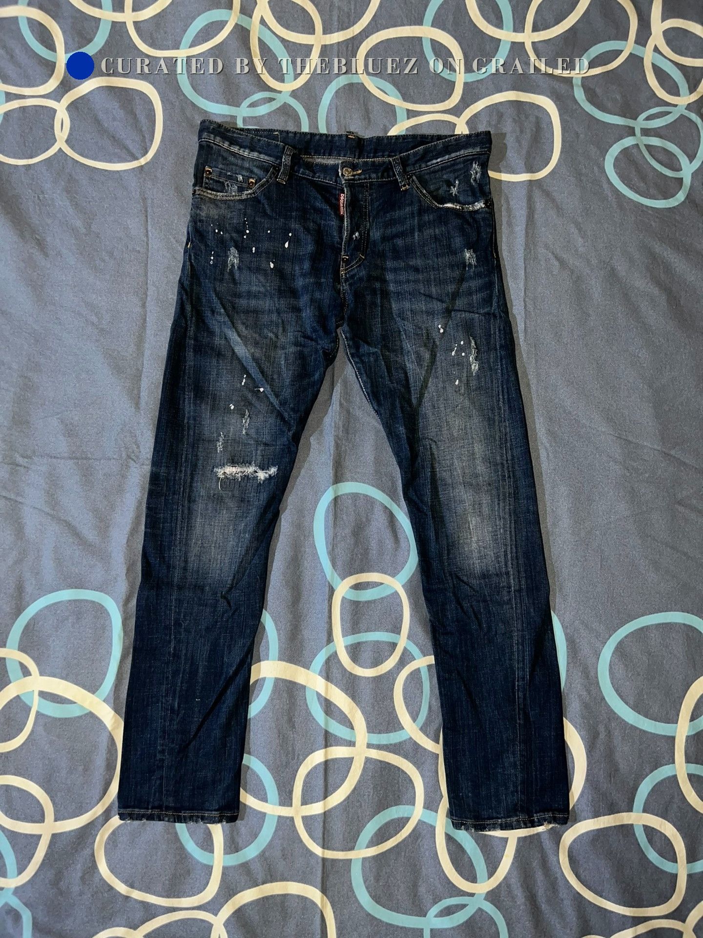 Dsquared2 DSQUARED2 MB Slim Cropped Jeans Size US 34 / EU 50 - 1 Thumbnail