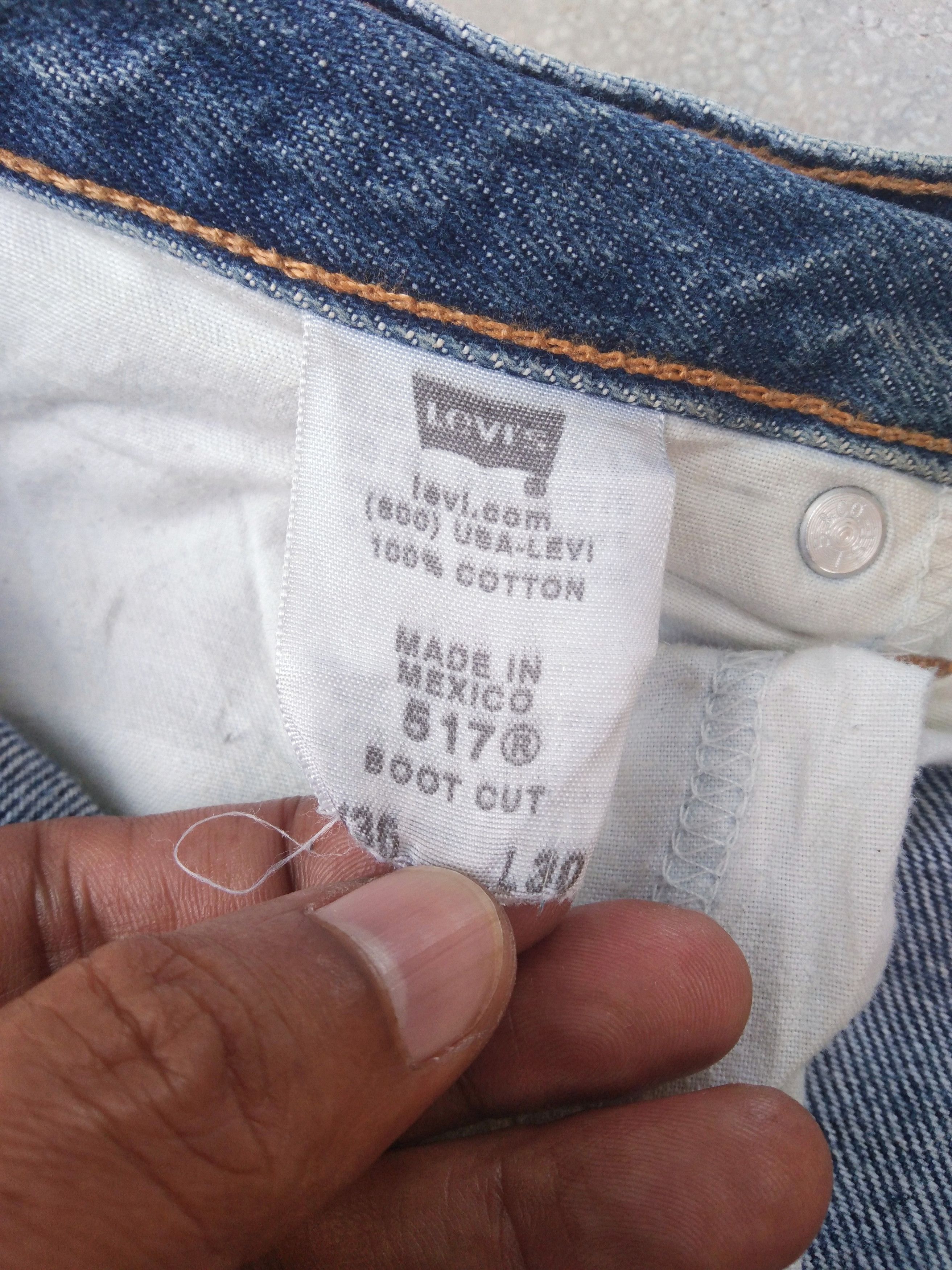 Levi's Vintage Levi's 517 Boot Cut Blue Jeans 36x32 Size US 36 / EU 52 - 8 Thumbnail
