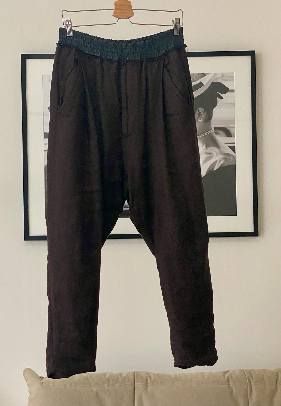 Haider Ackermann Haider Ackermann FW14 Double Layered Waistband Jogging Pants Size US 32 / EU 48 - 1 Thumbnail