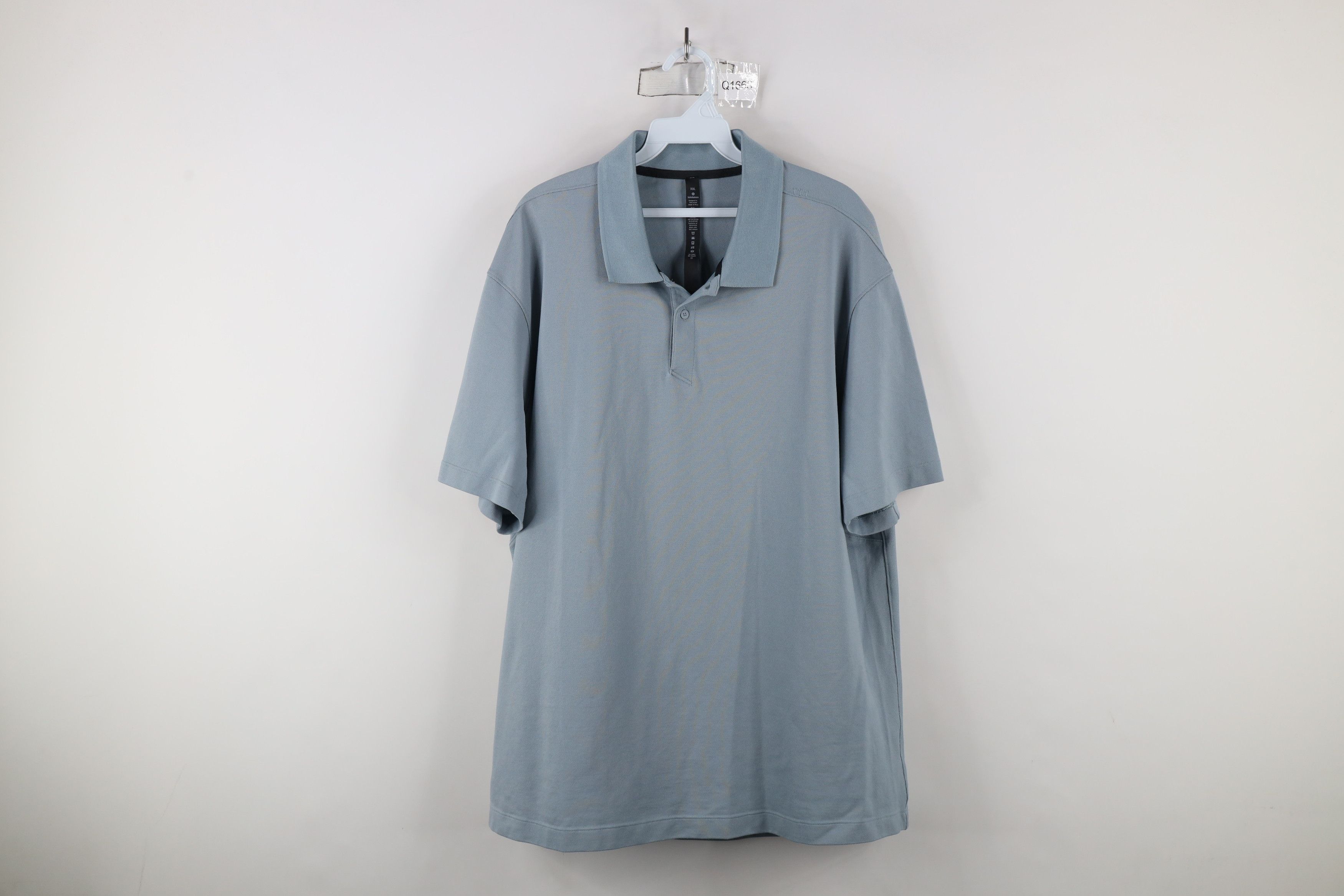 Lululemon × Vintage Lululemon Short Sleeve Collared Golf Polo Shirt Blue Size US XXL / EU 58 / 5 - 1 Thumbnail