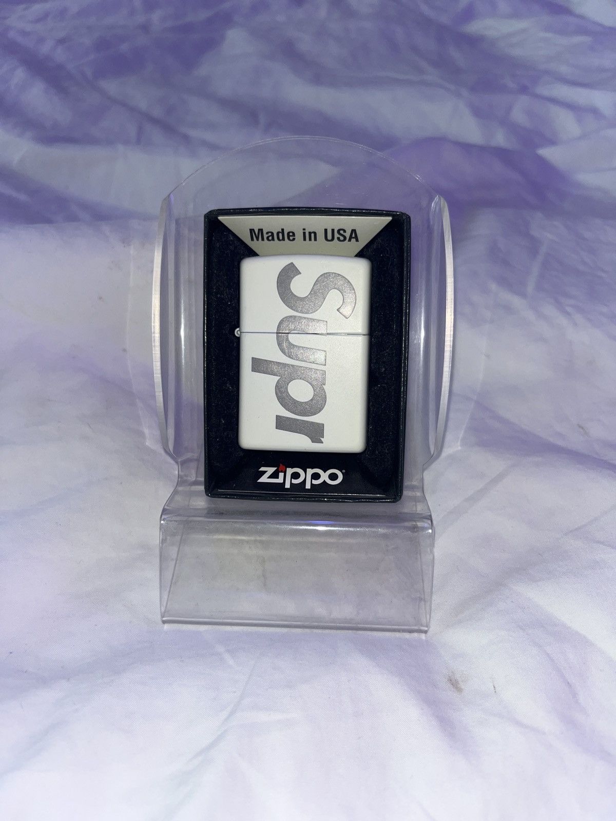 Supreme x zippo glow in the dark lighter