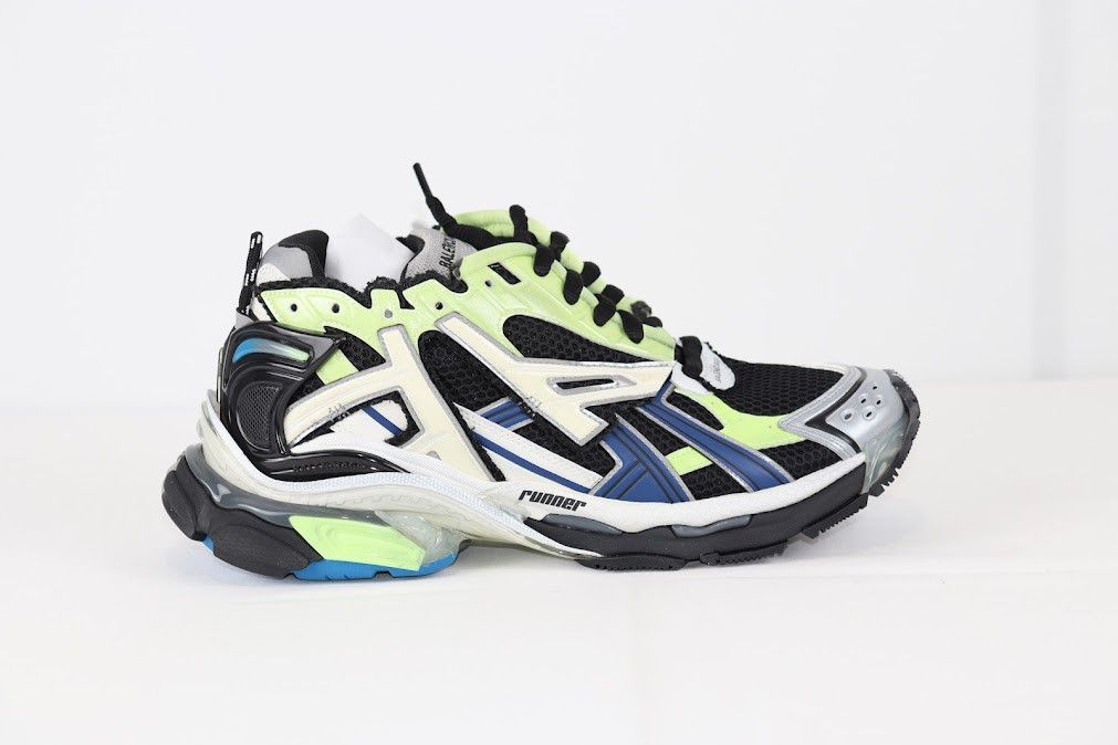 Balenciaga o1rshd Caged Mesh Runner Sneakers in Multicolor Size US 11 / EU 44 - 4 Thumbnail