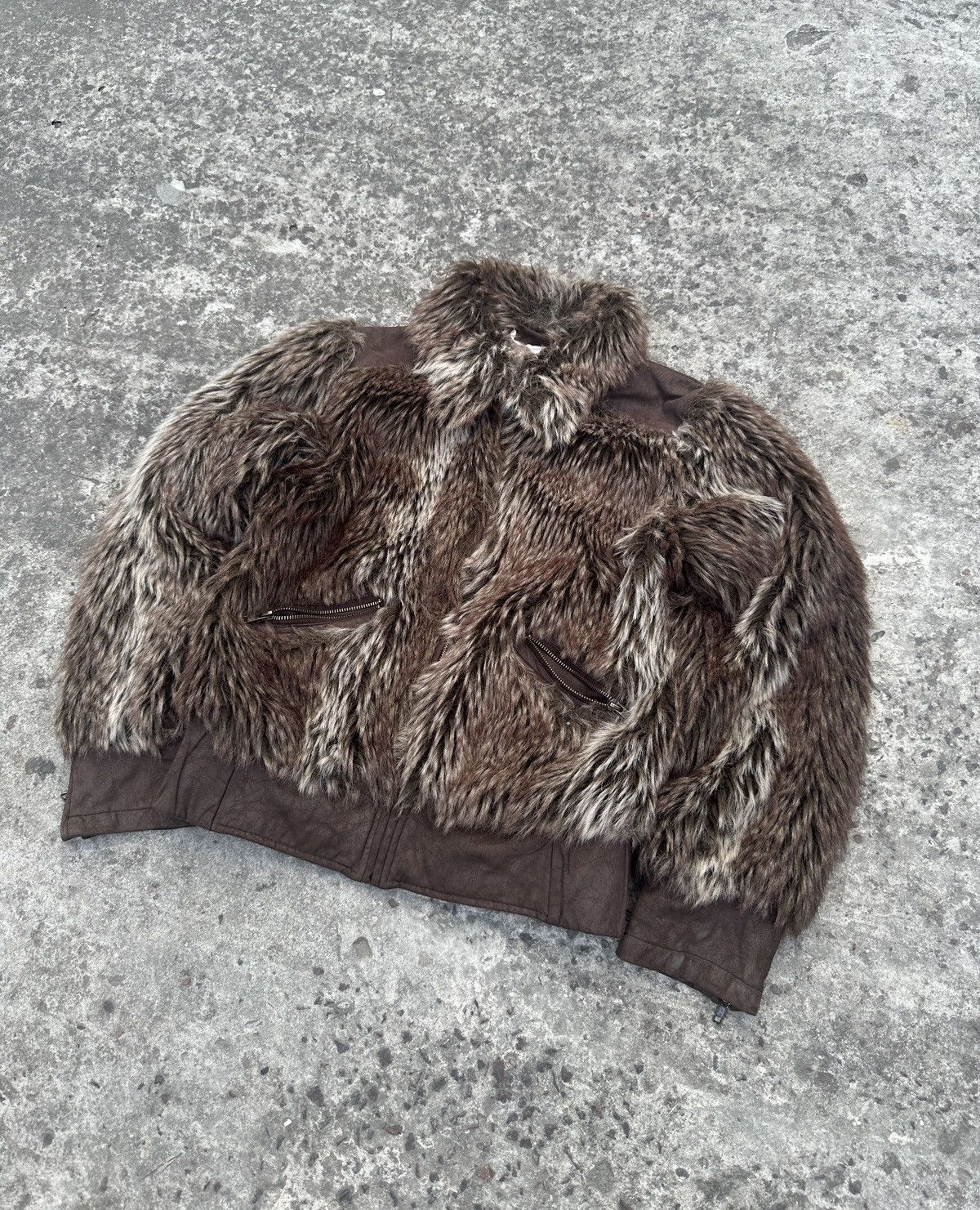 Other Y2K Vintage Fur Jacket Mohair Streetwear Opium Alt Rare VTg Size S / US 4 / IT 40 - 2 Thumbnail