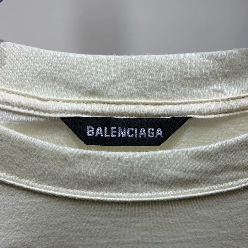 Balenciaga Balenciaga Double B Khaki Short-Sleeve T-Shirt Size US S / EU 44-46 / 1 - 2 Thumbnail