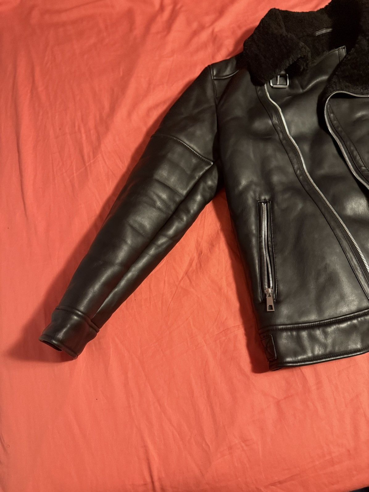 Zara Zara Faux Leather Jacket Size US M / EU 48-50 / 2 - 3 Thumbnail