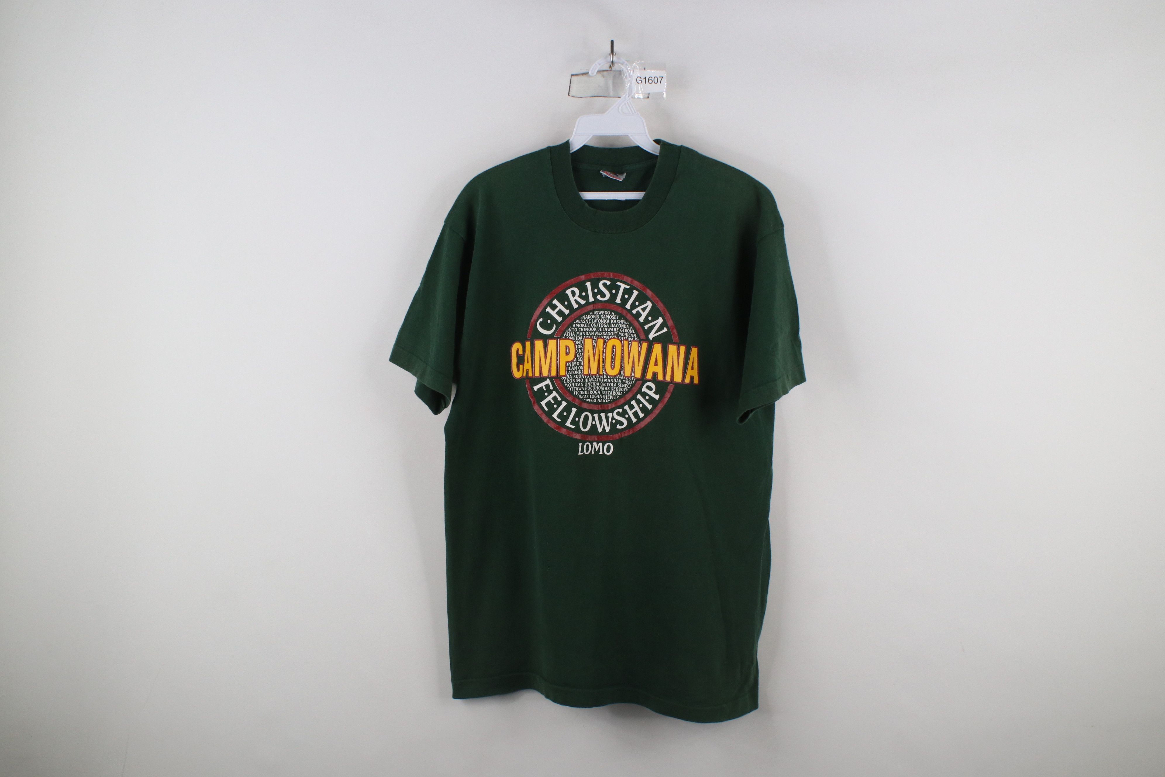 Vintage Vintage 90s Christian Fellowship Camp Mowana T-Shirt USA Size US L / EU 52-54 / 3 - 1 Thumbnail