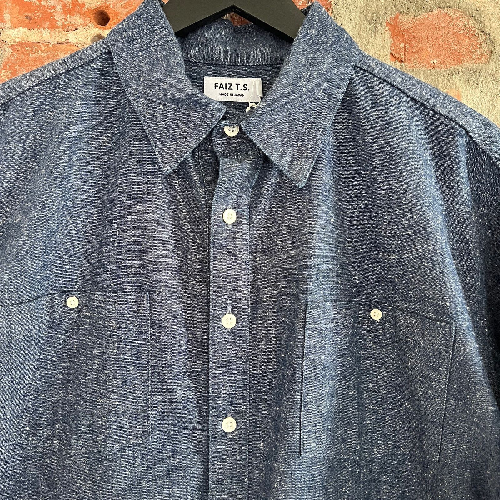 Japanese Brand FAIZ T.S. Made Japan Men's Arrow Nep Shirt M NWT Size US M / EU 48-50 / 2 - 1 Thumbnail