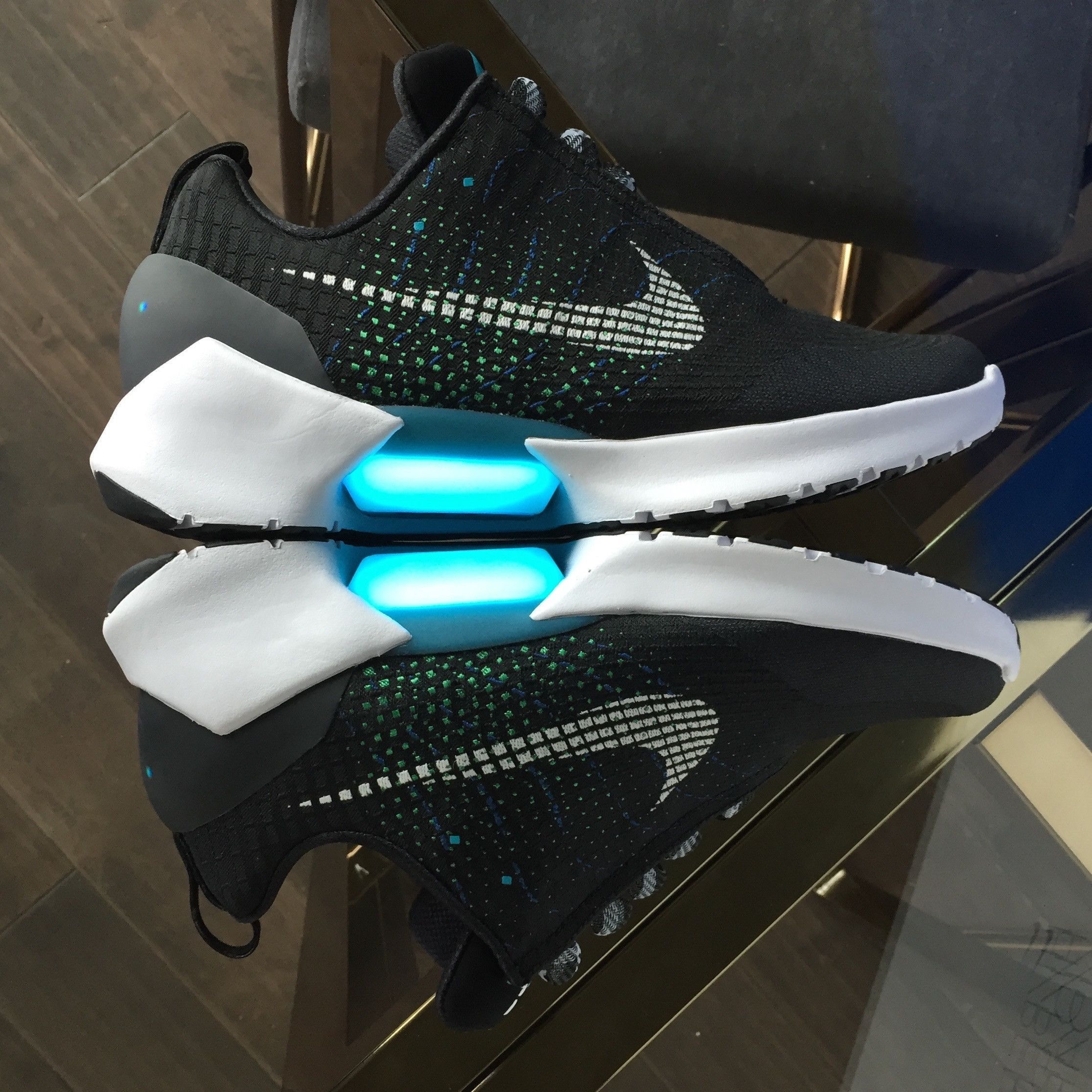 Nike Hyper Adapt Black Blue Lagoon White DS Size US 10 / EU 43 - 1 Preview