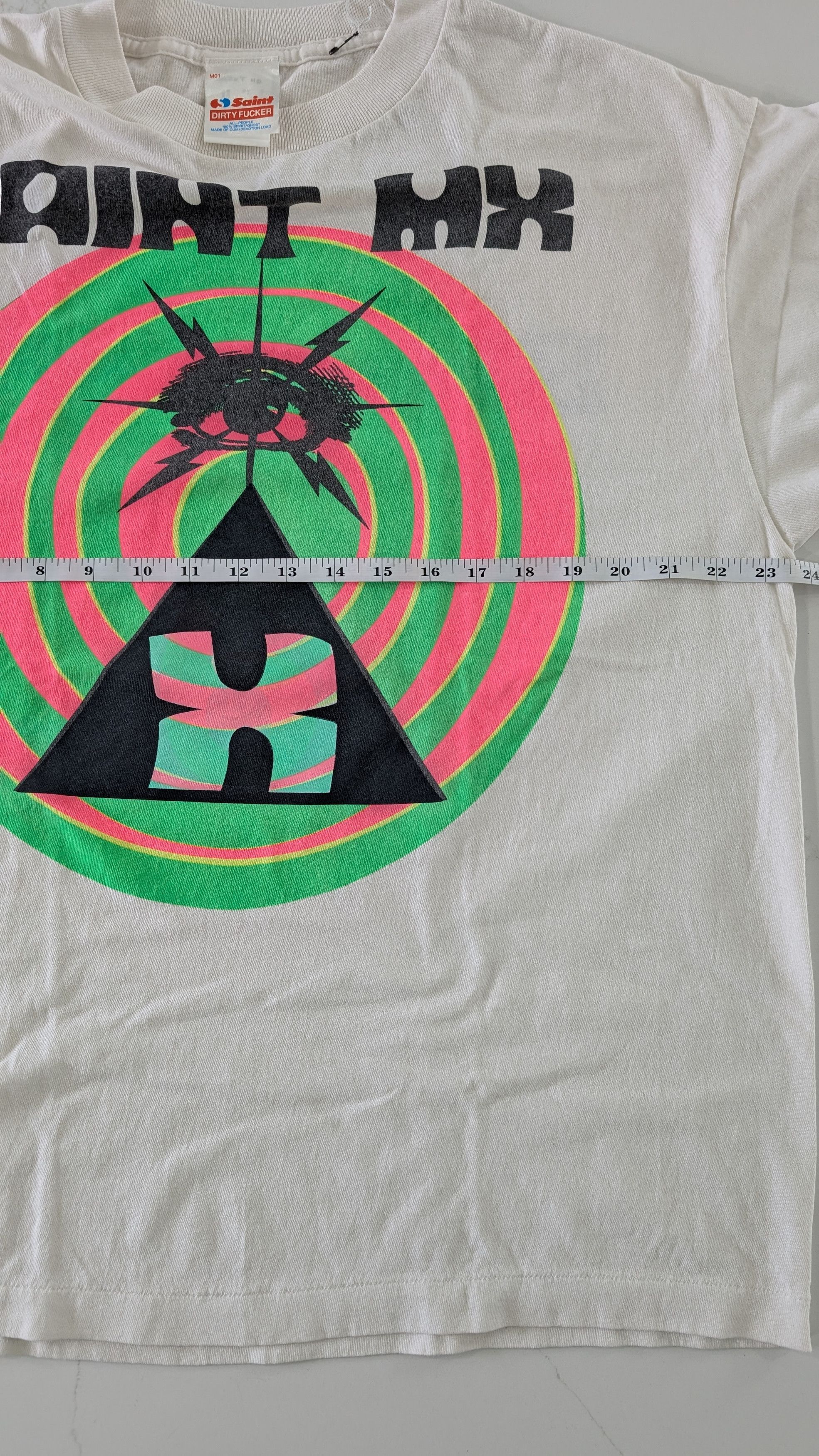 Saint Michael SAINT MICHAEL Saint MX T-Shirt White Size L Size US L / EU 52-54 / 3 - 7 Thumbnail