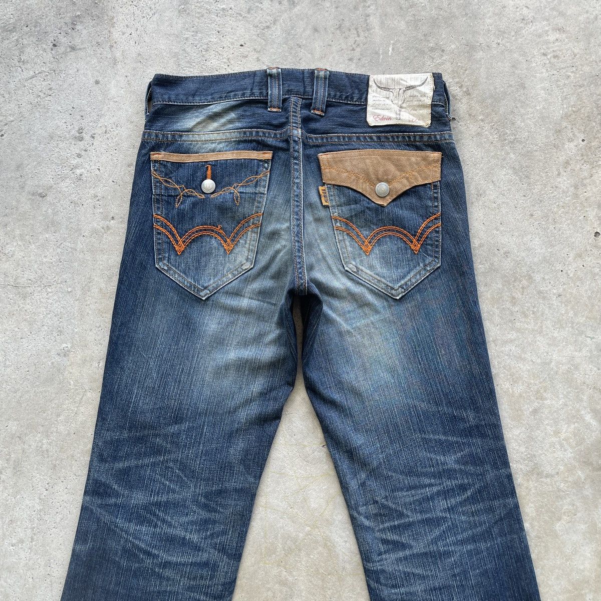 Edwin Vintage Edwin Distressed FLARE Jeans Faded BOOTCUT Pants W34 Size US 34 / EU 50 - 11 Thumbnail