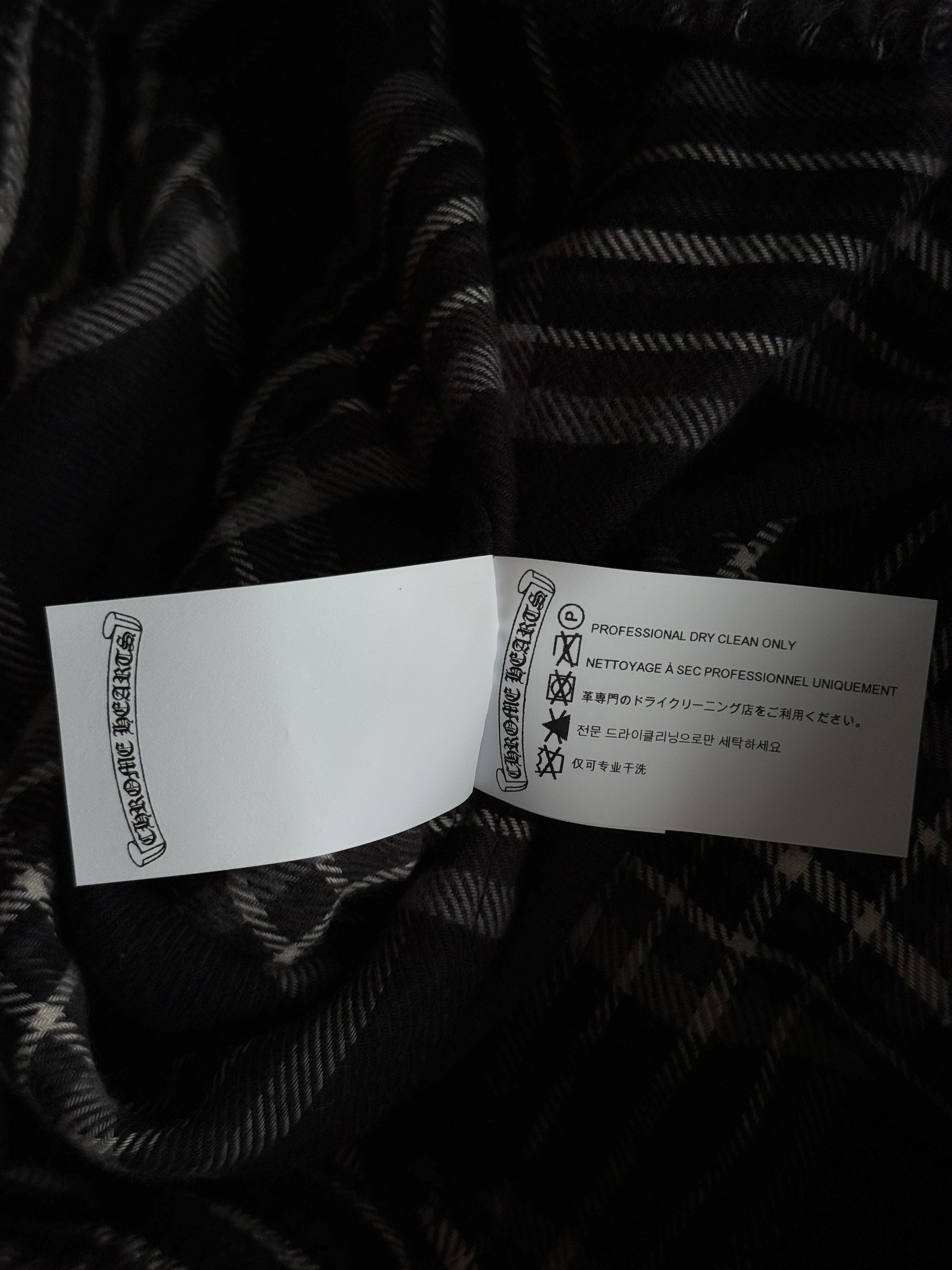 Chrome Hearts Black & White Cross Patch After School Flannel Shorts Size US 34 / EU 50 - 5 Thumbnail