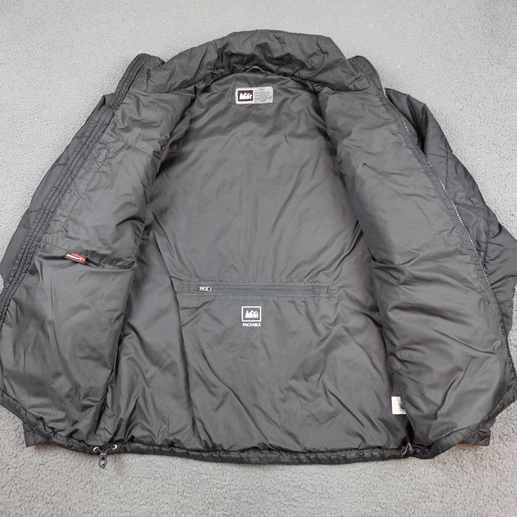 Vintage REI Packable Jacket Mens M Gray Insulated Pertex Microlight Eco Full Zip Jacket Size US M / EU 48-50 / 2 - 5 Thumbnail