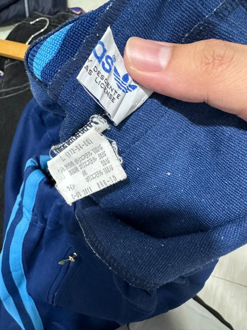 Adidas × Vintage Vintage 80s Adidas Descente Trackpants Size US 34 / EU 50 - 5 Thumbnail