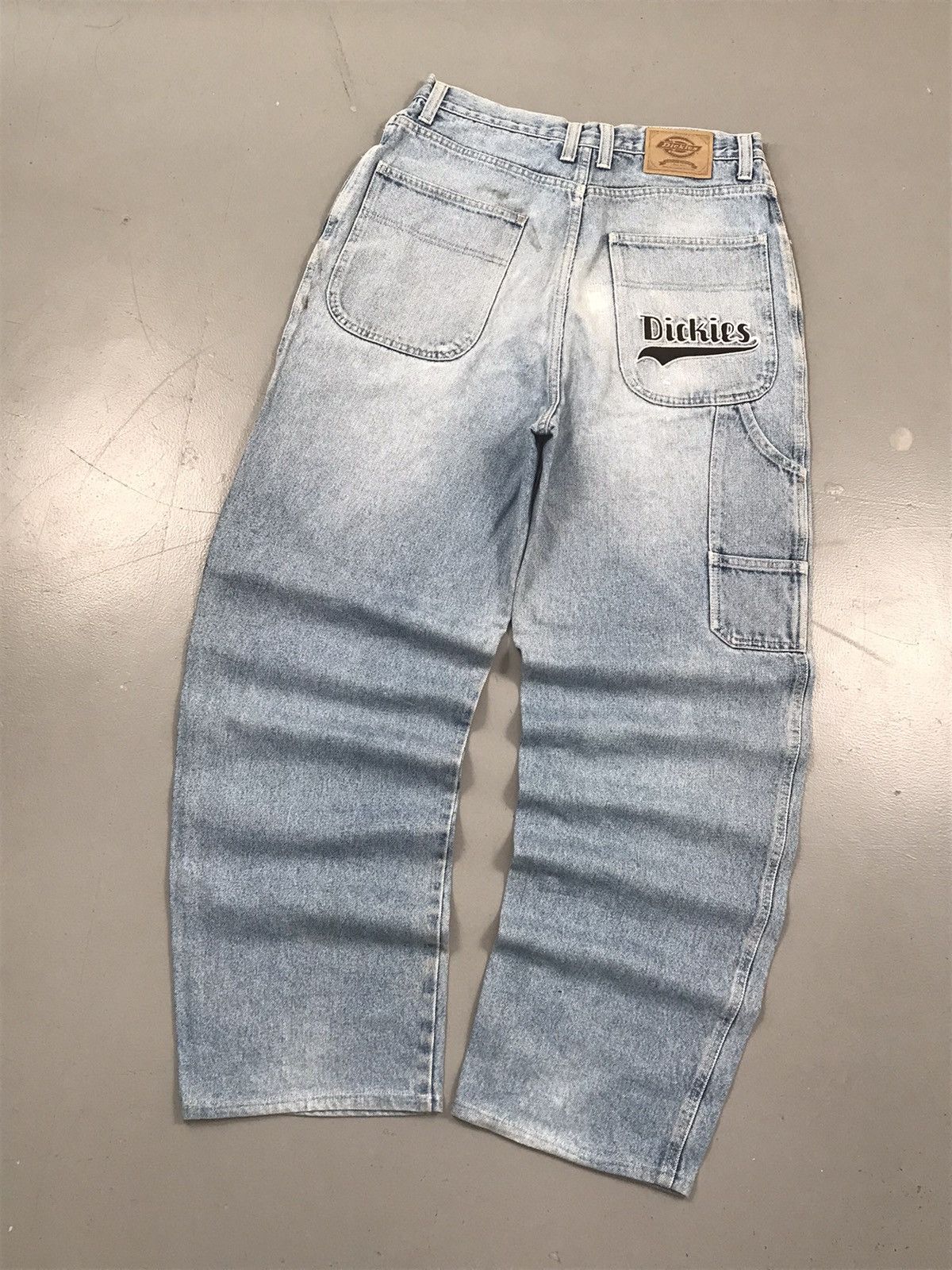 Dickies × Vintage Vintage Dickies spell out embroidered carpenter denim Size US 32 / EU 48 - 7 Thumbnail