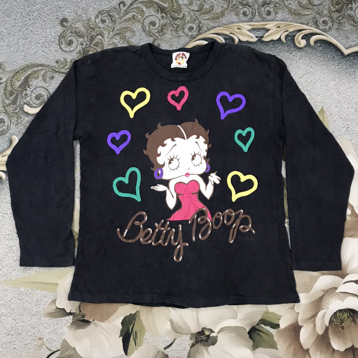 Anime Betty Boop long sleeves big logo made in Japan Size US M / EU 48-50 / 2 - 3 Thumbnail