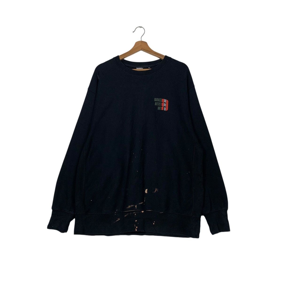 Japanese Brand BADASS ARTIST ART Peace Love Freedom Sweatshirt #2424-C108 Size US XL / EU 56 / 4 - 3 Thumbnail